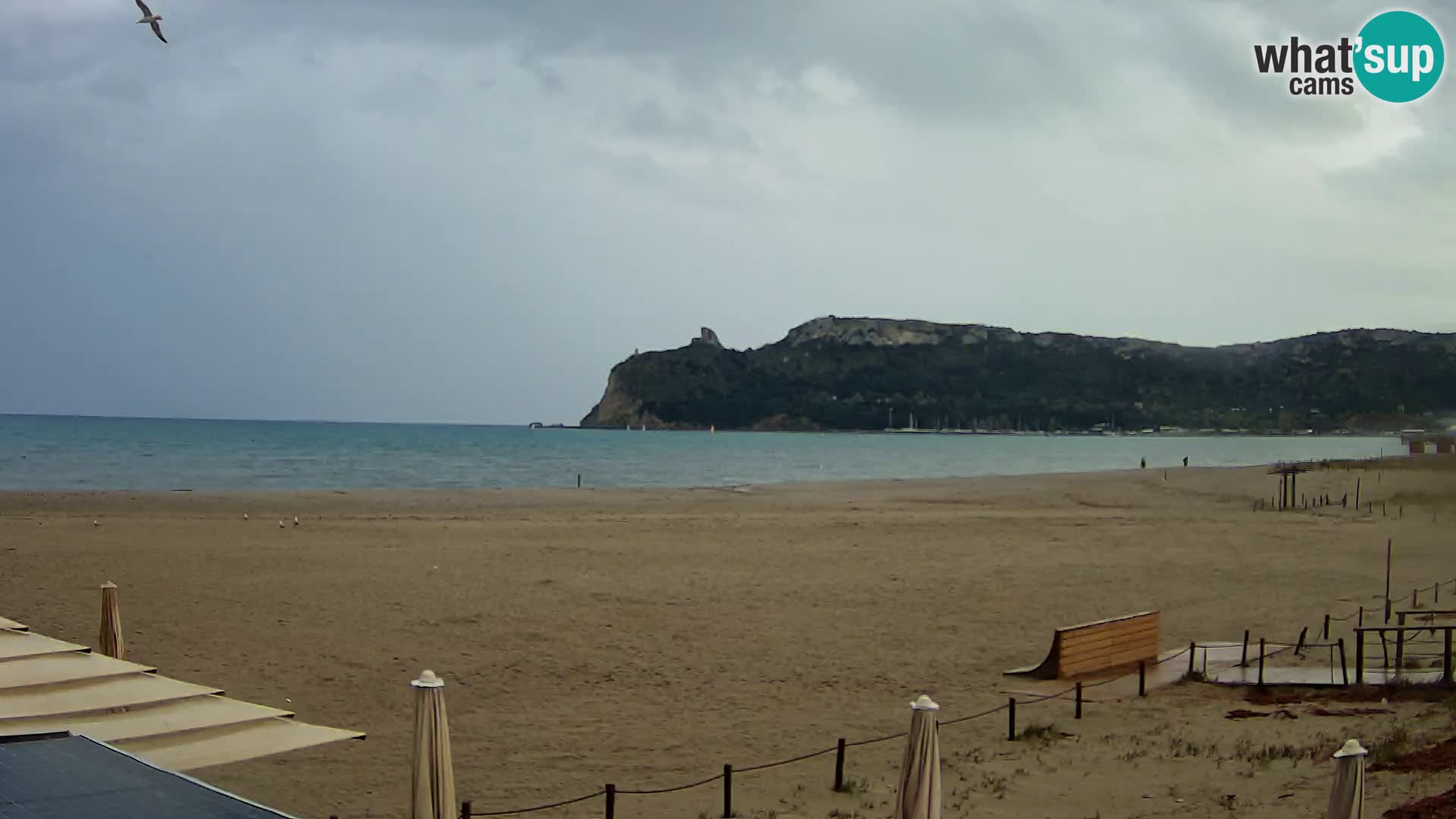 Poetto beach webcam | Cagliari | Sardinija