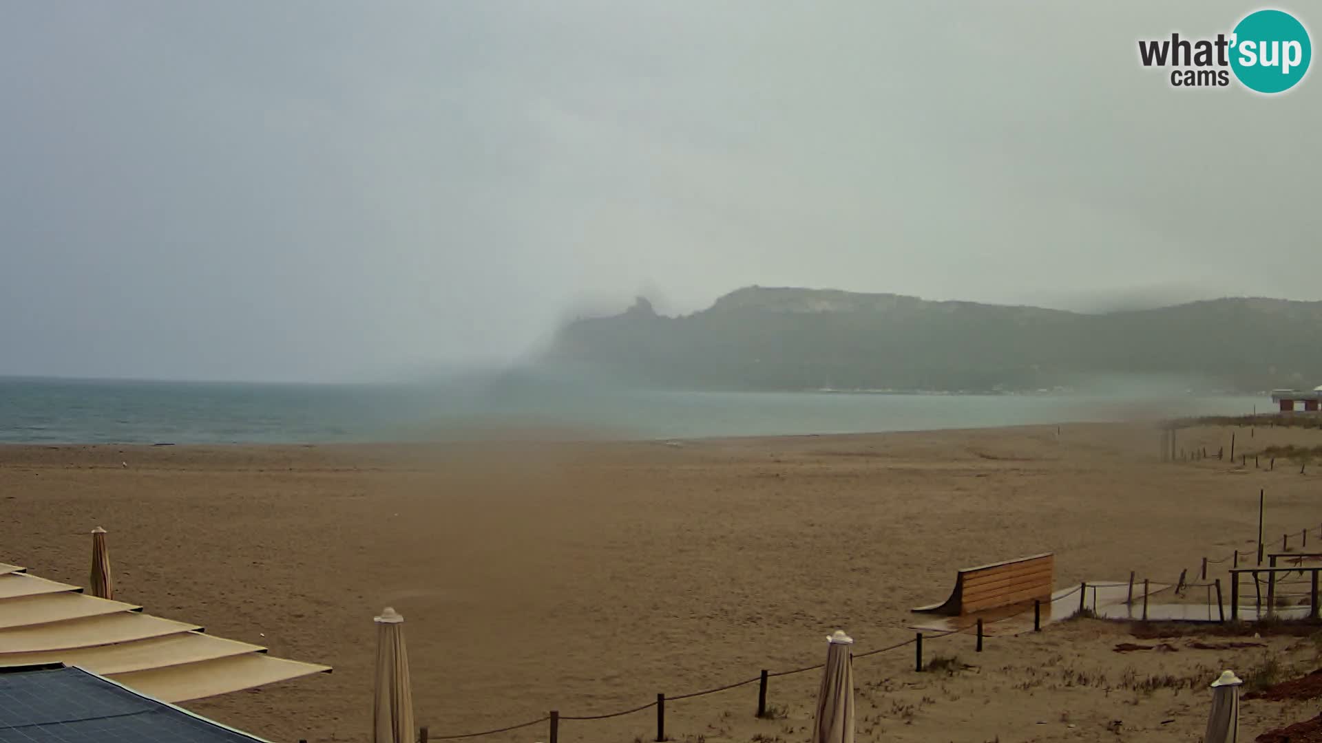 Poetto beach webcam | Cagliari | Sardinija