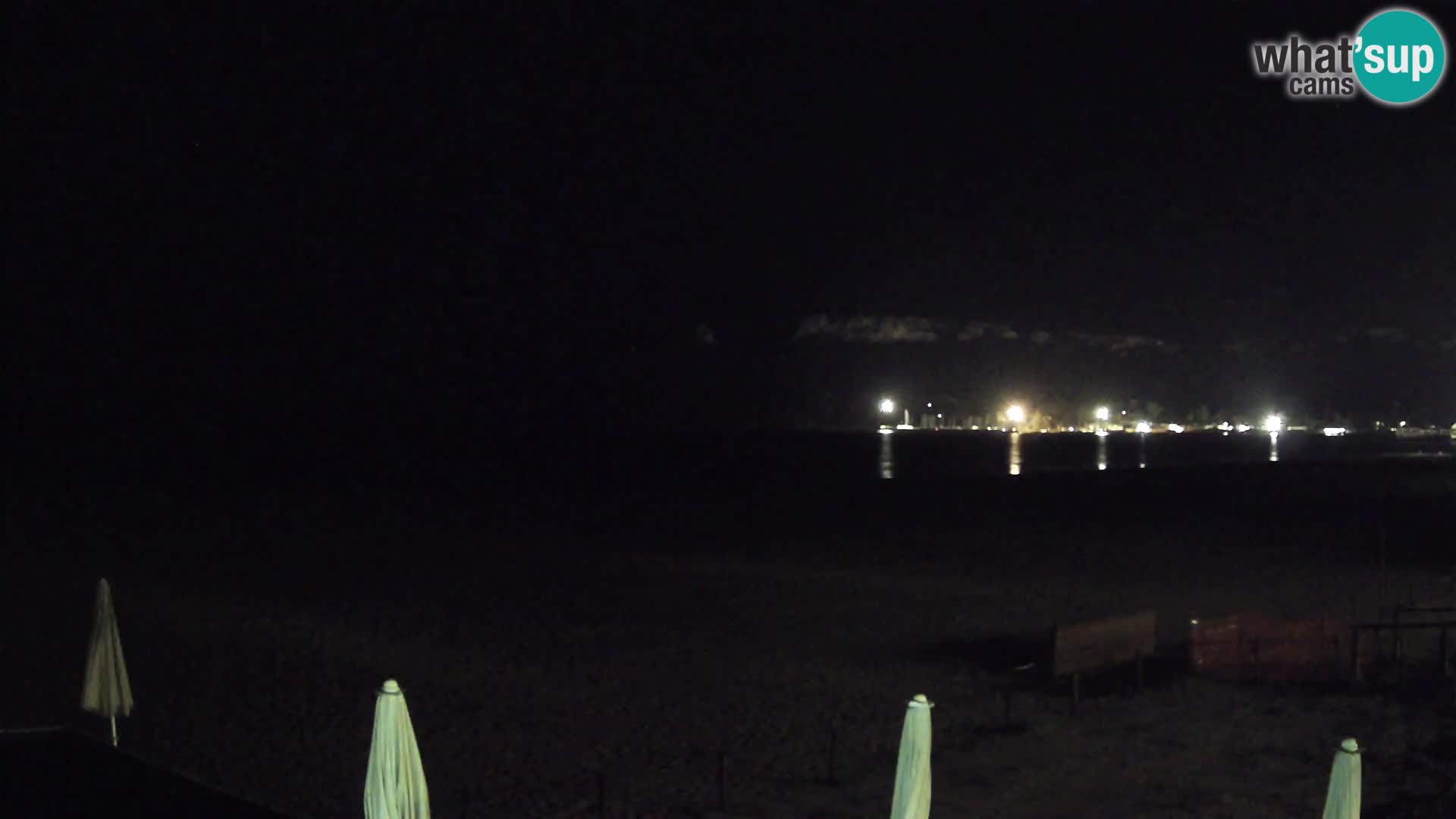 Poetto beach webcam | Cagliari | Sardinija
