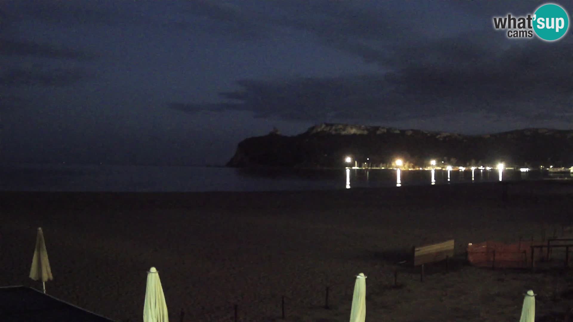 Poetto beach webcam | Cagliari | Sardinia