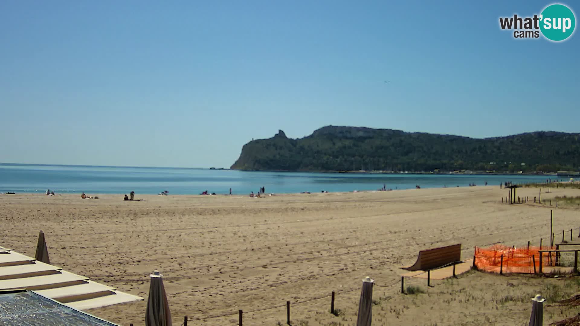 Webcam plage de Poetto | Cagliari | Sardaigne