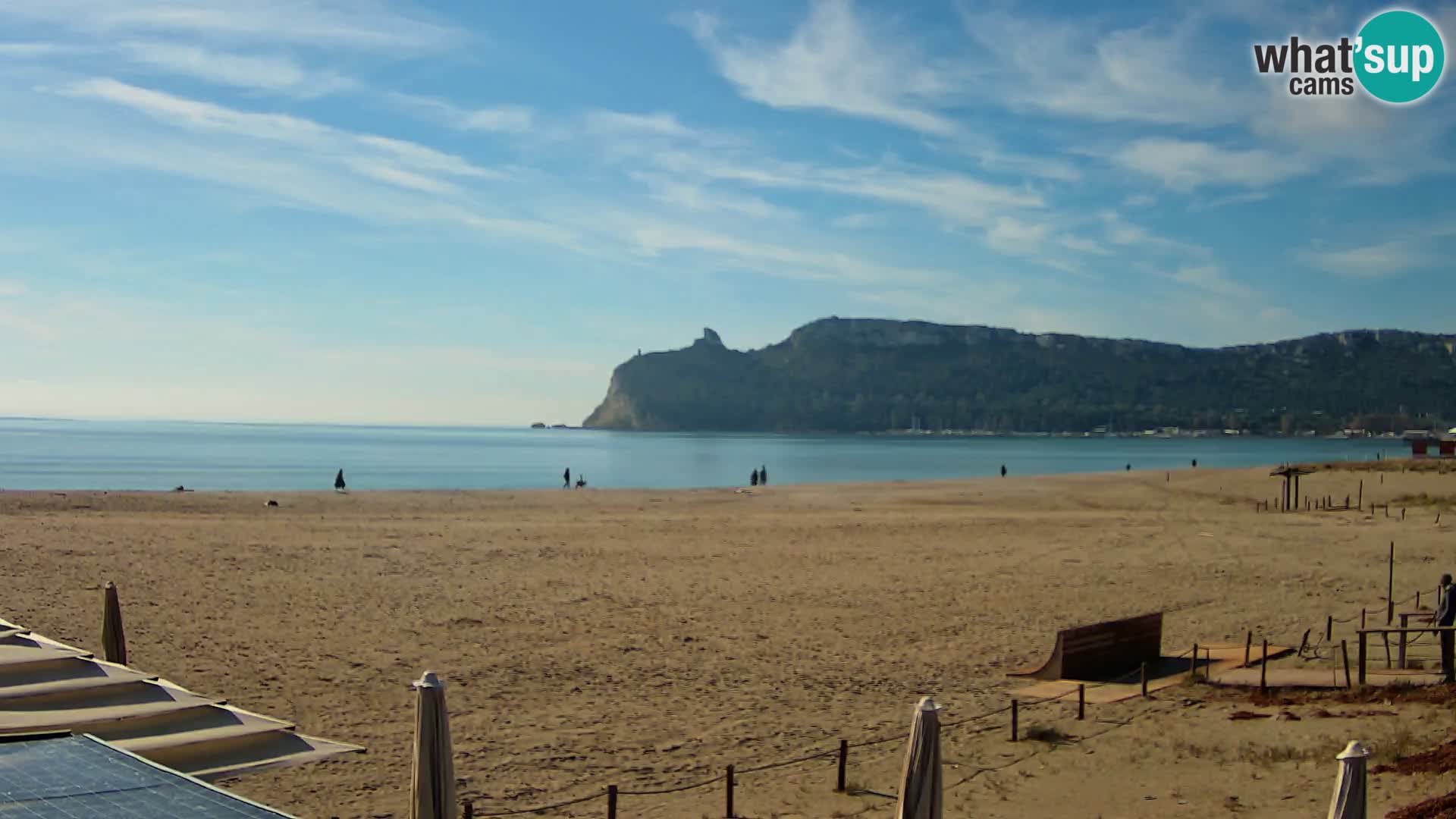 Poetto Strand Webcam | Cagliari | Sardinien