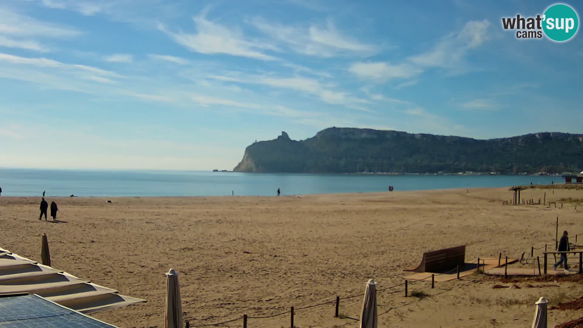 Poetto beach webcam | Cagliari | Sardinija