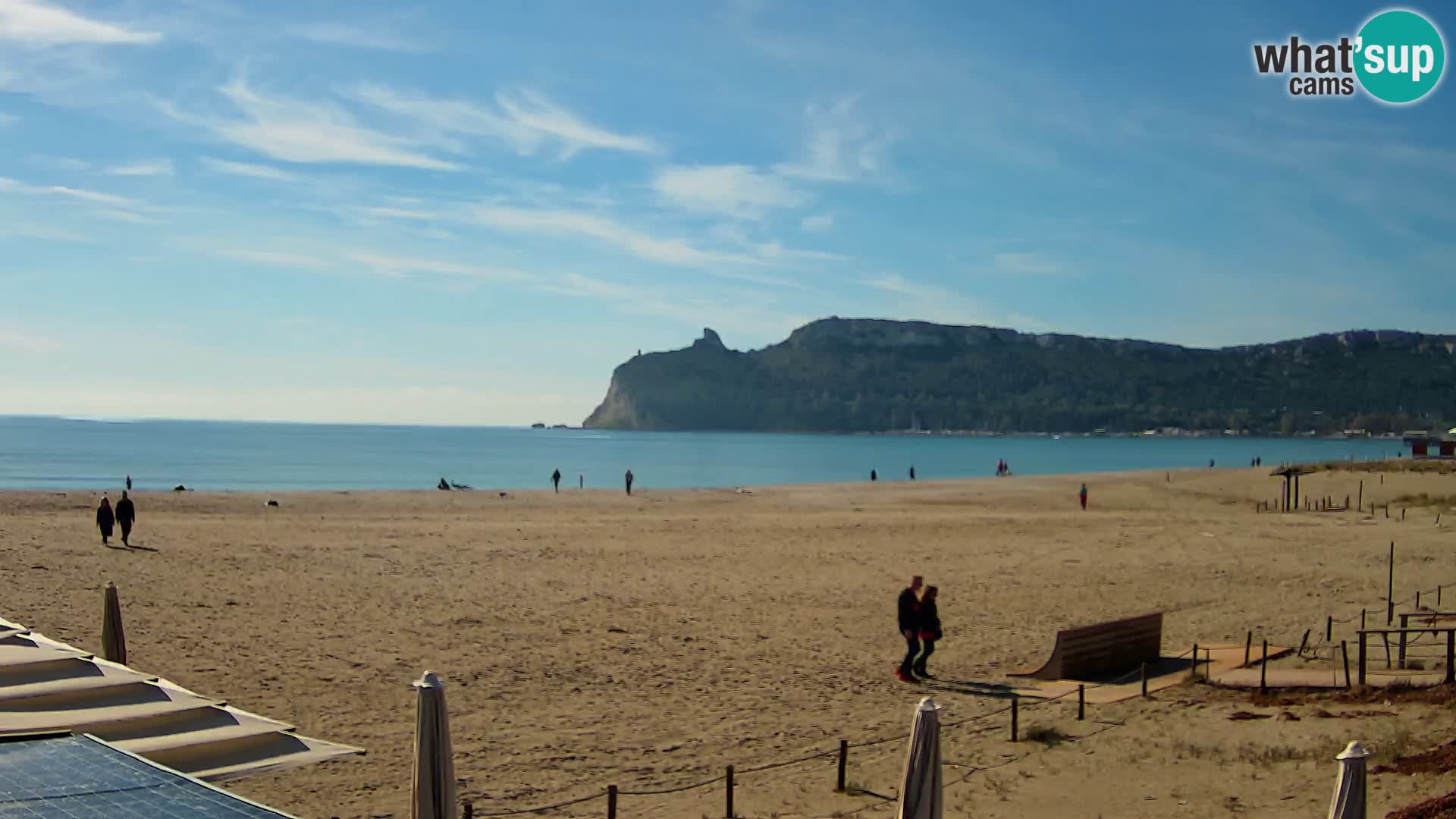 Poetto beach webcam | Cagliari | Sardinija