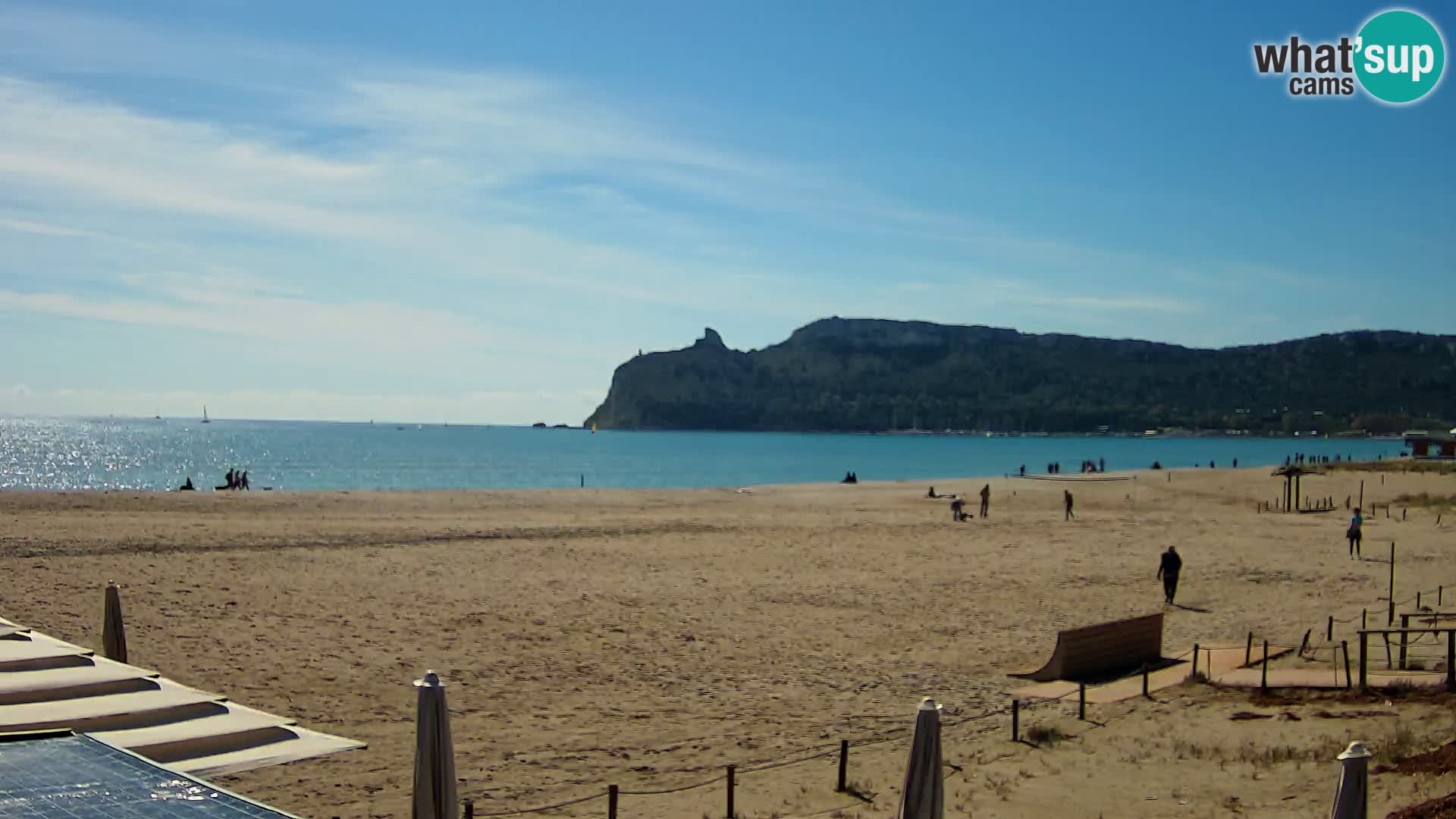 Poetto beach webcam | Cagliari | Sardinija