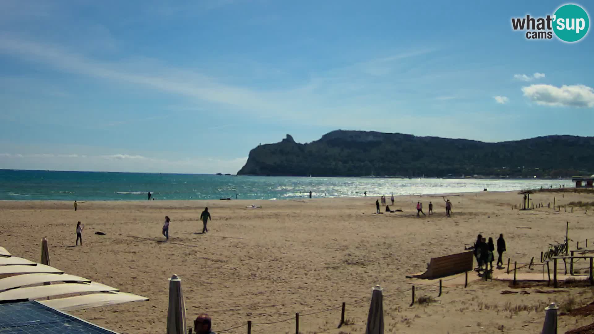 Poetto beach webcam | Cagliari | Sardinija