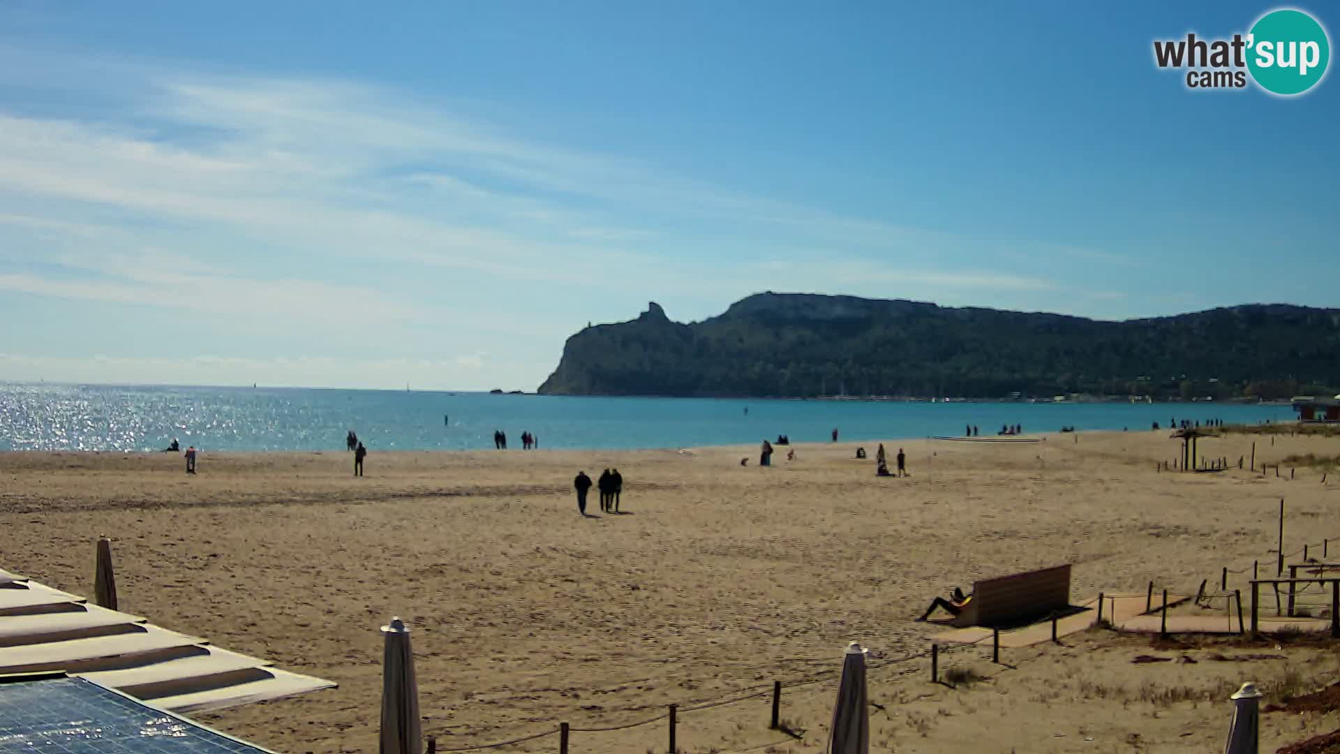Poetto beach webcam | Cagliari | Sardinia