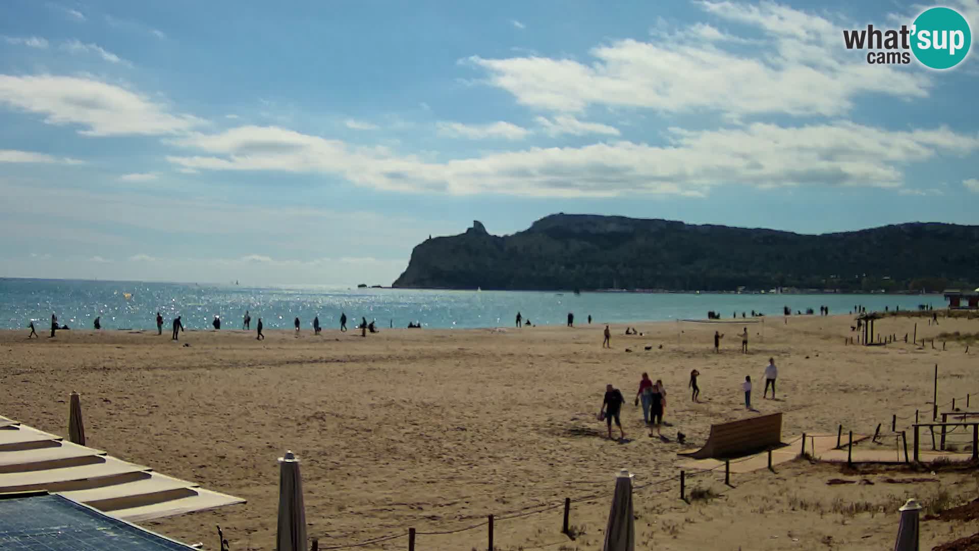 Poetto beach webcam | Cagliari | Sardinija