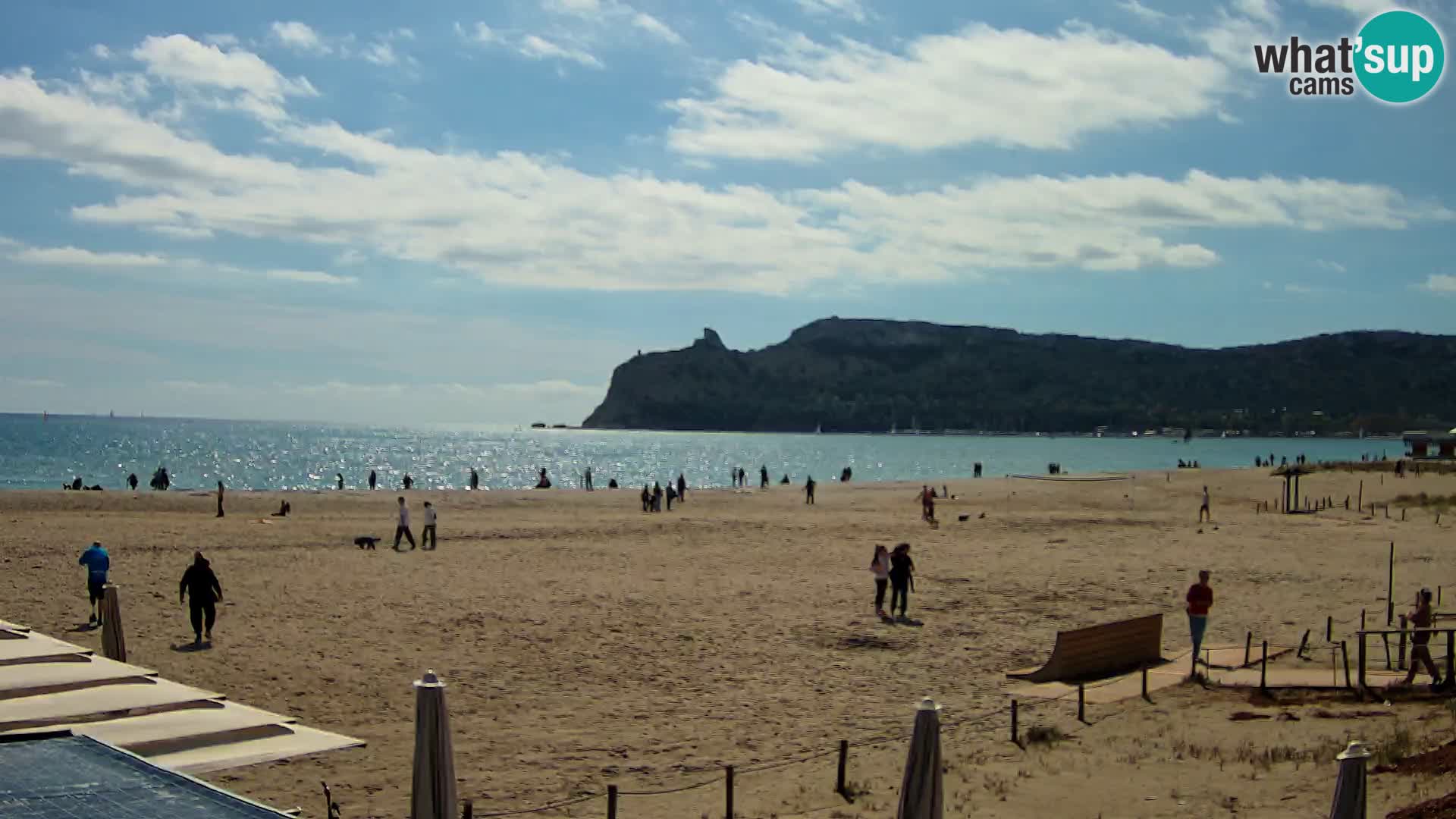 Poetto beach webcam | Cagliari | Sardinia