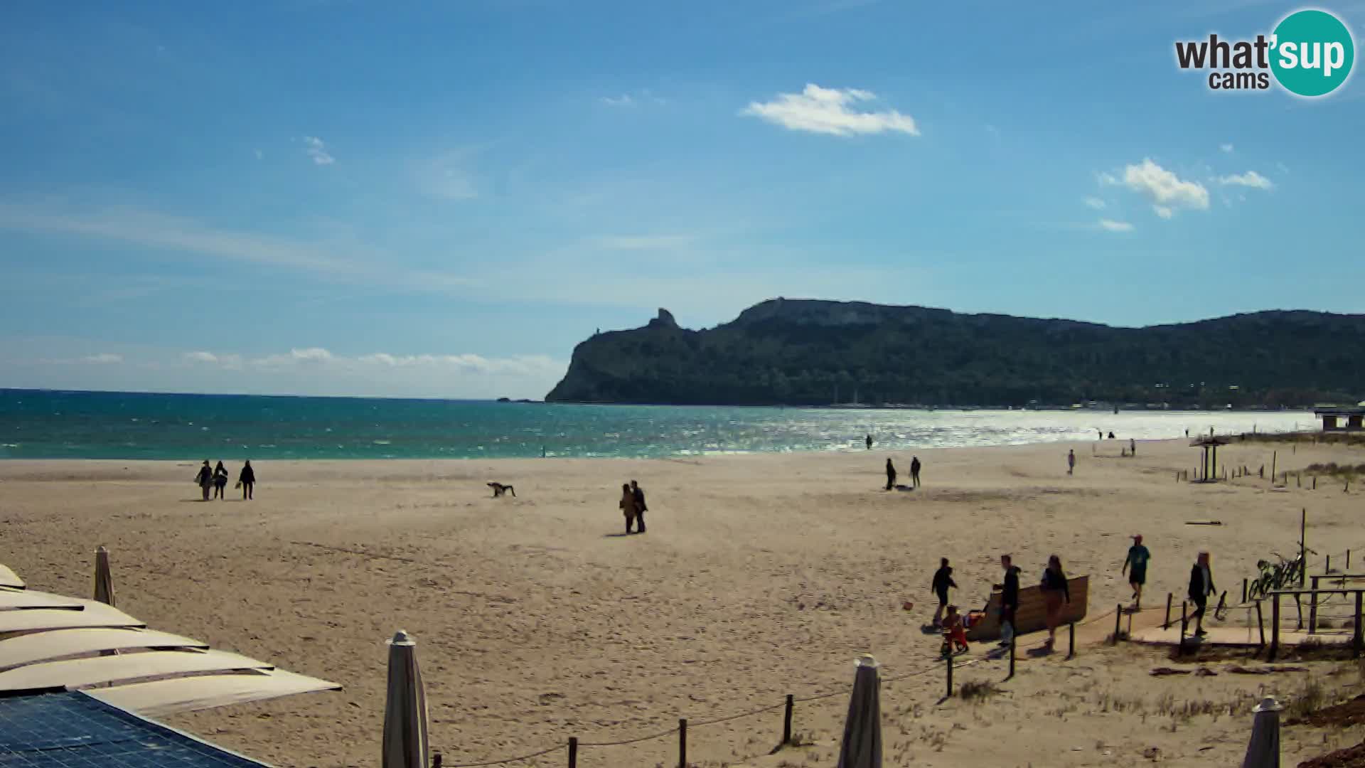 Poetto beach webcam | Cagliari | Sardinija