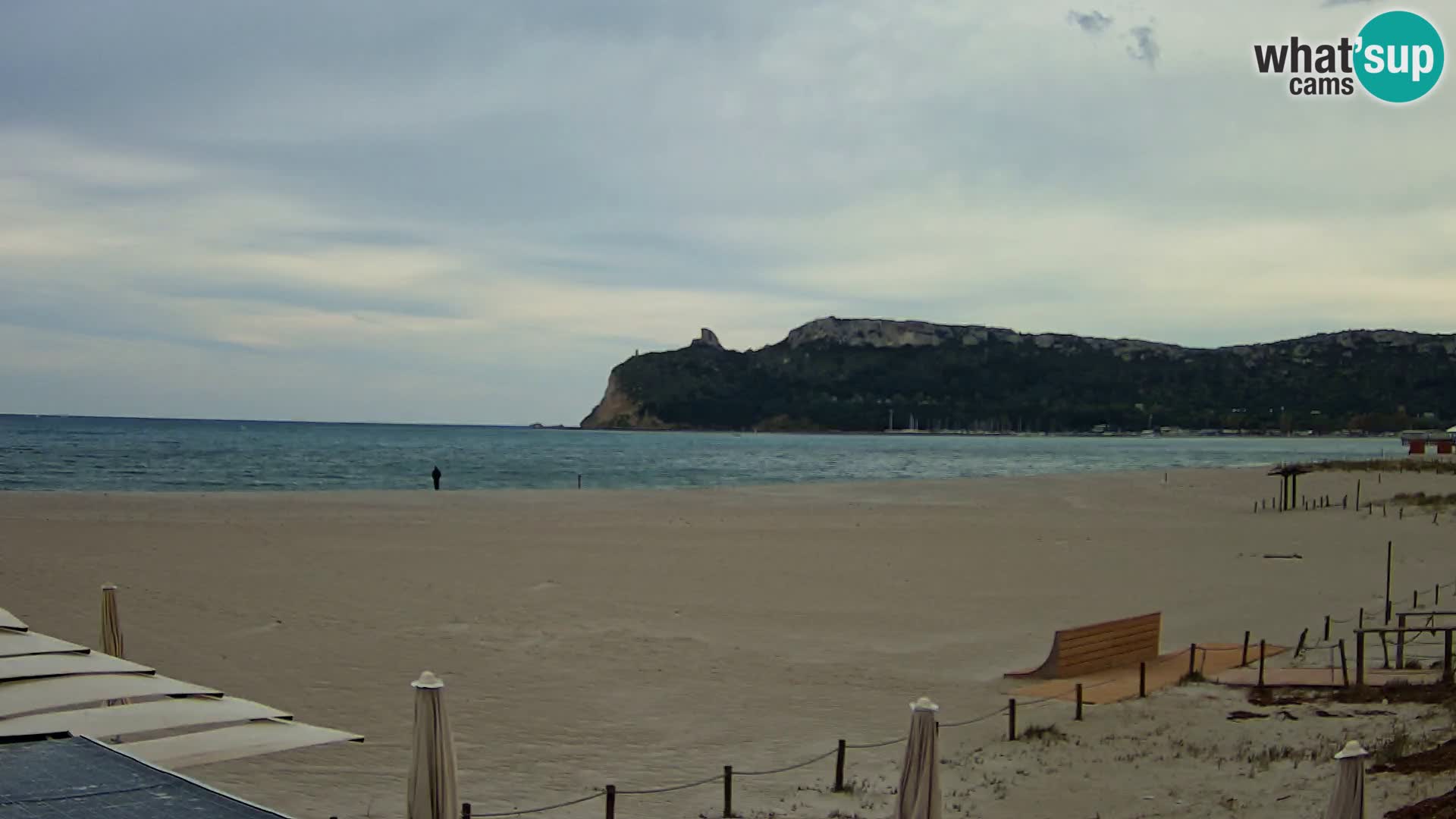 Poetto beach webcam | Cagliari | Sardinija