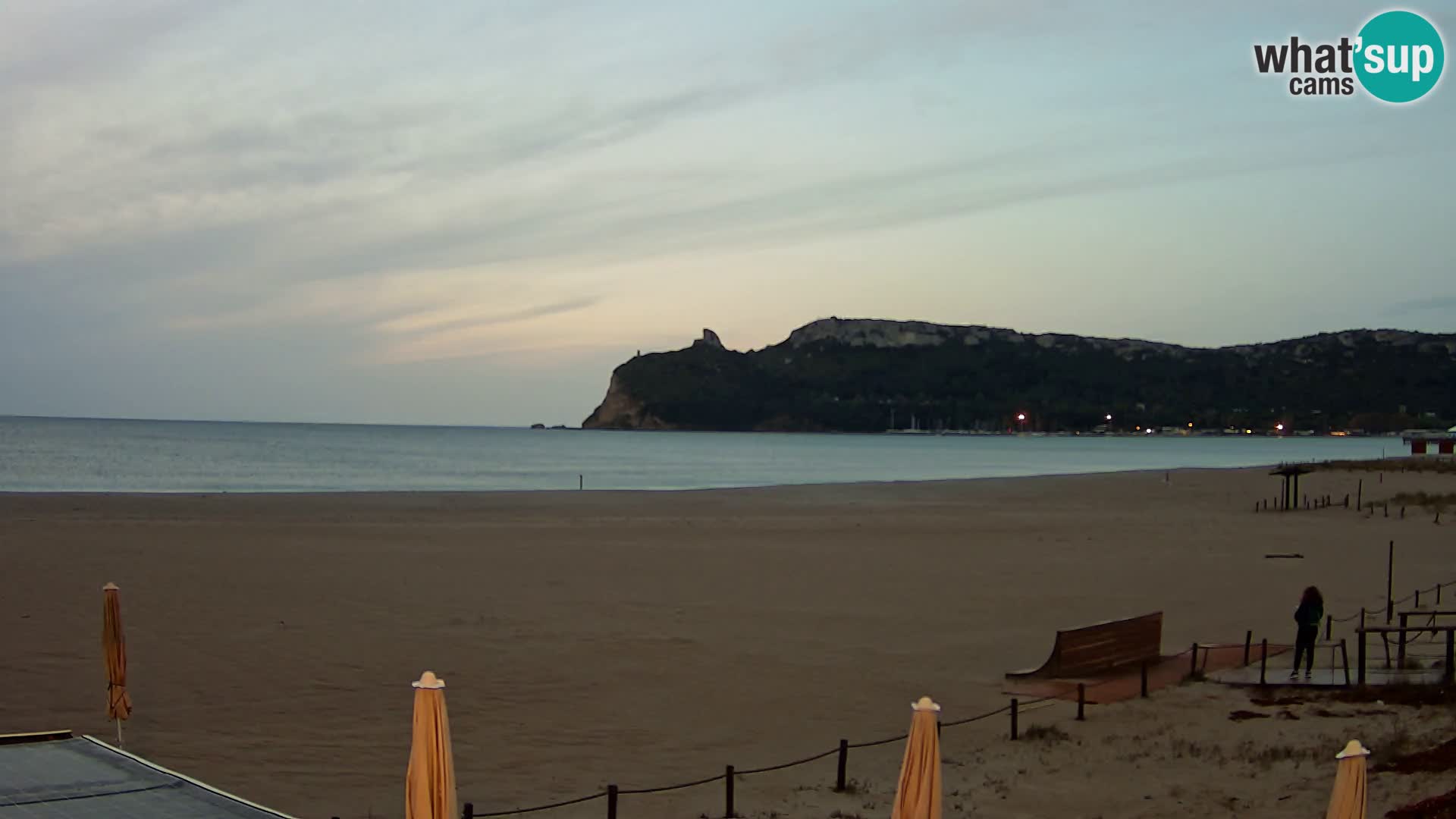 Poetto beach webcam | Cagliari | Sardinija