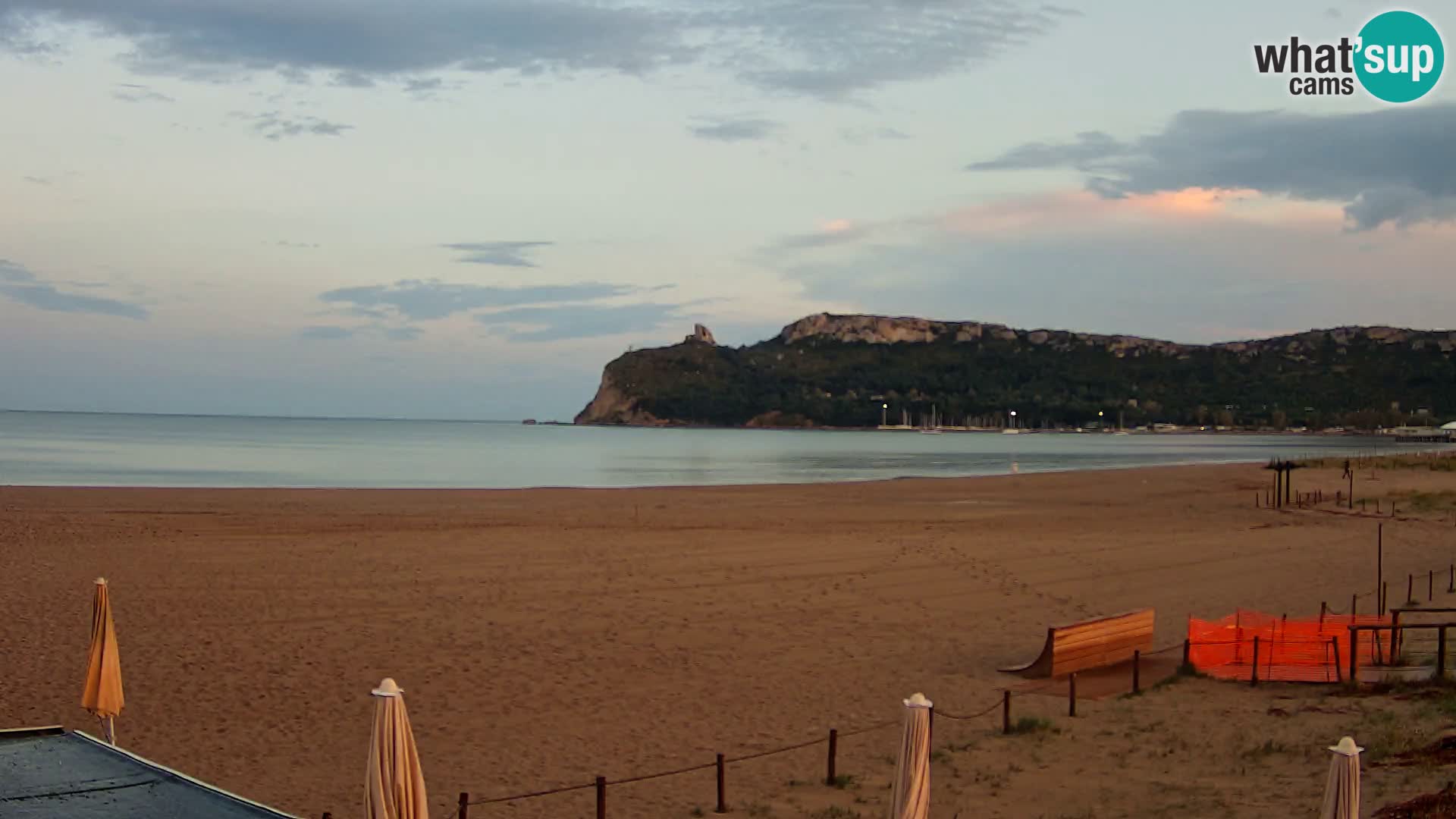 Poetto beach webcam | Cagliari | Sardinija
