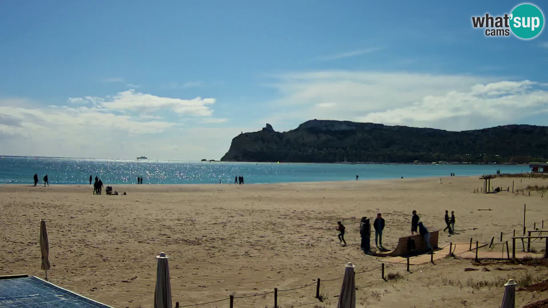 Webcam spiaggia del Poetto | Cagliari | Sardegna