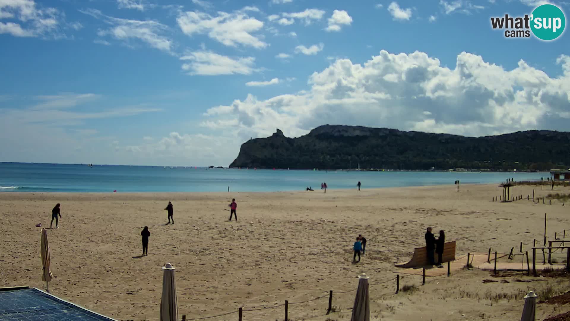 Poetto beach webcam | Cagliari | Sardinija