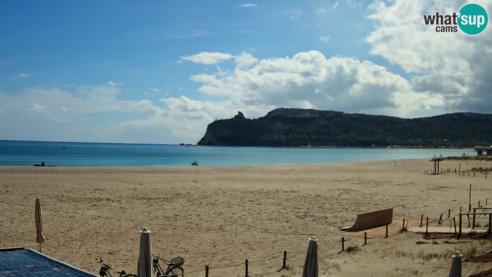Poetto beach webcam | Cagliari | Sardinija