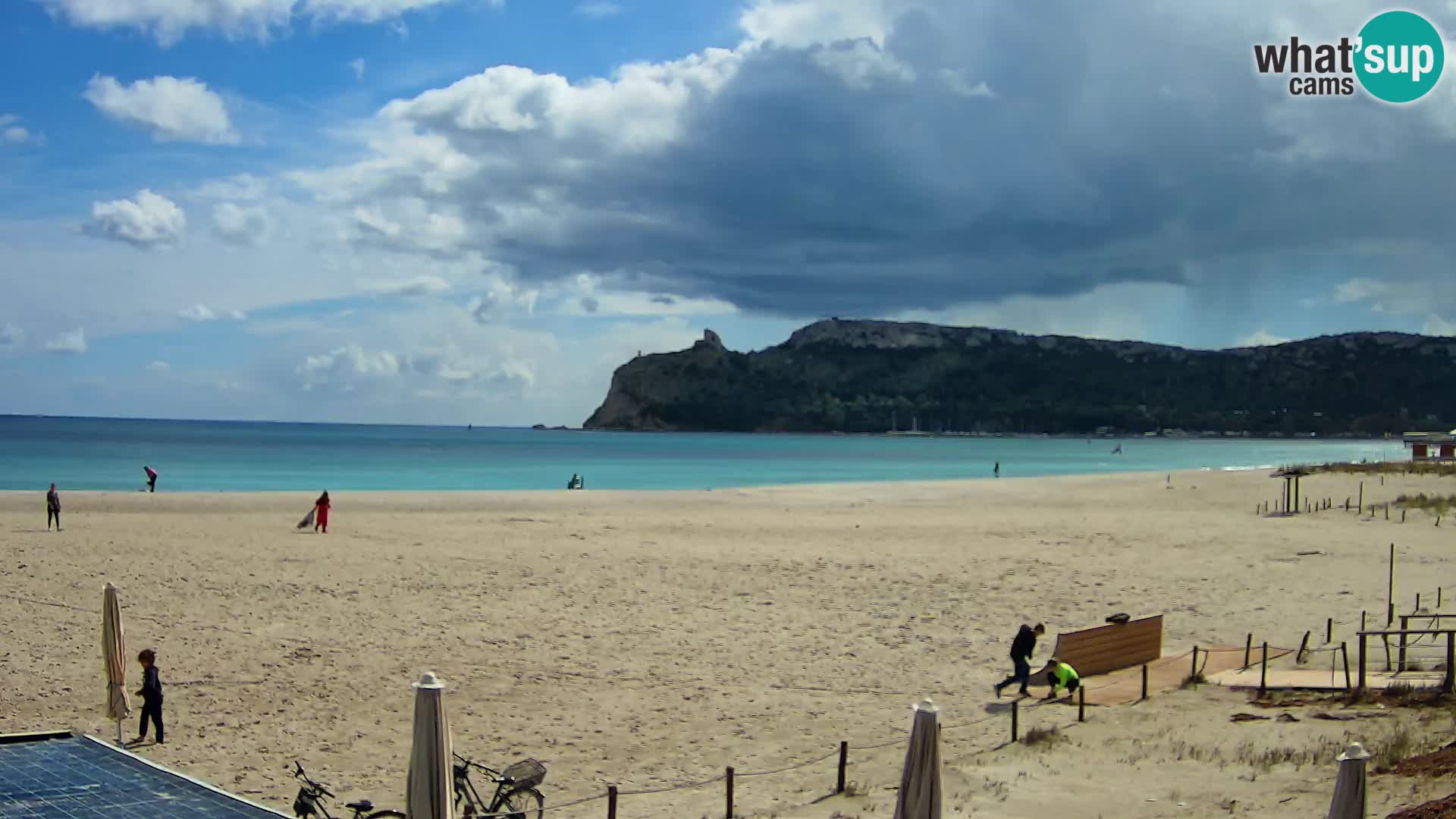 Poetto beach webcam | Cagliari | Sardinija