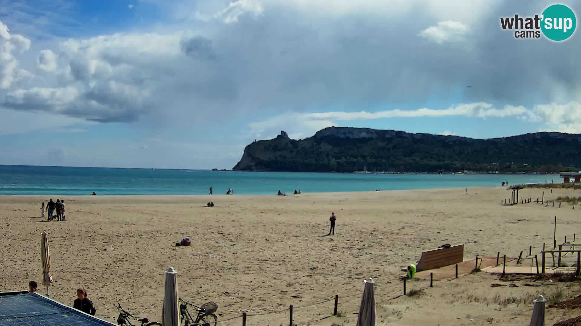 Poetto beach webcam | Cagliari | Sardinia