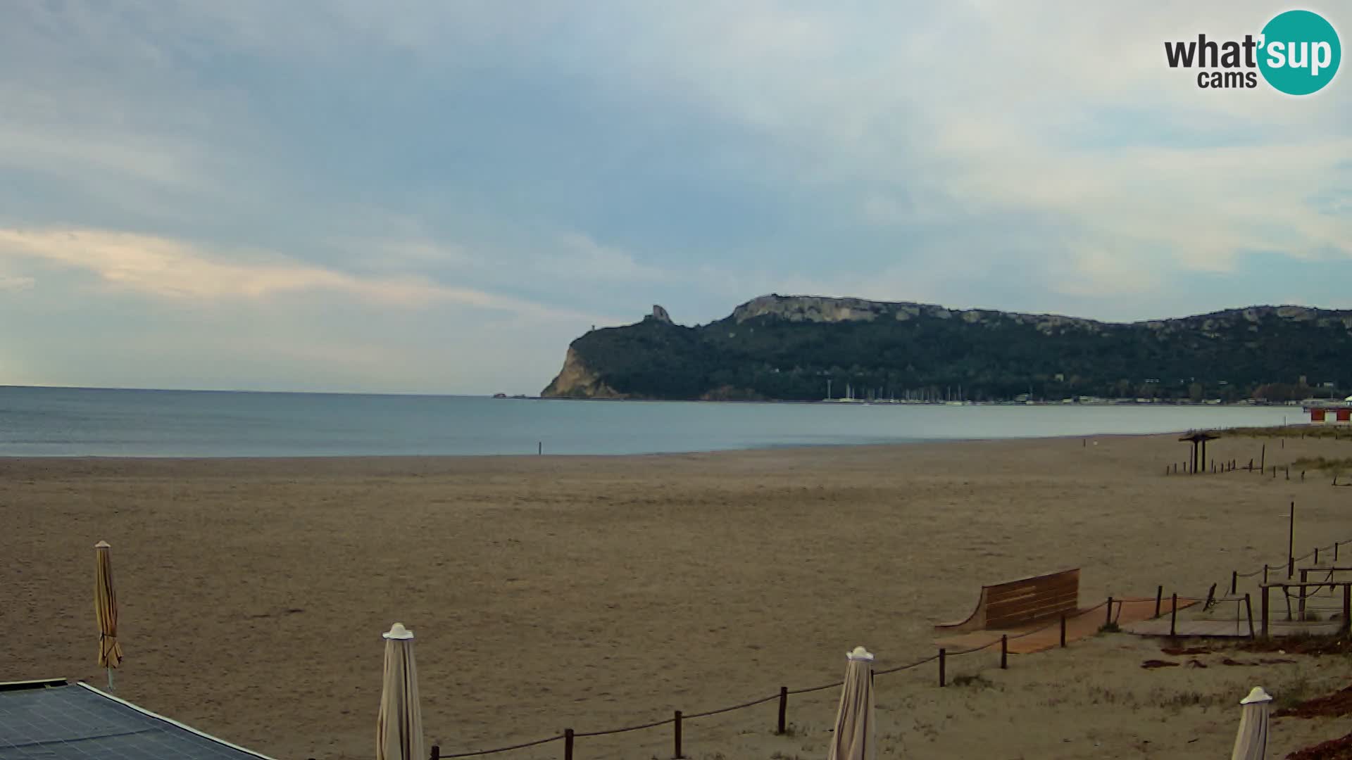 Poetto beach webcam | Cagliari | Sardinija
