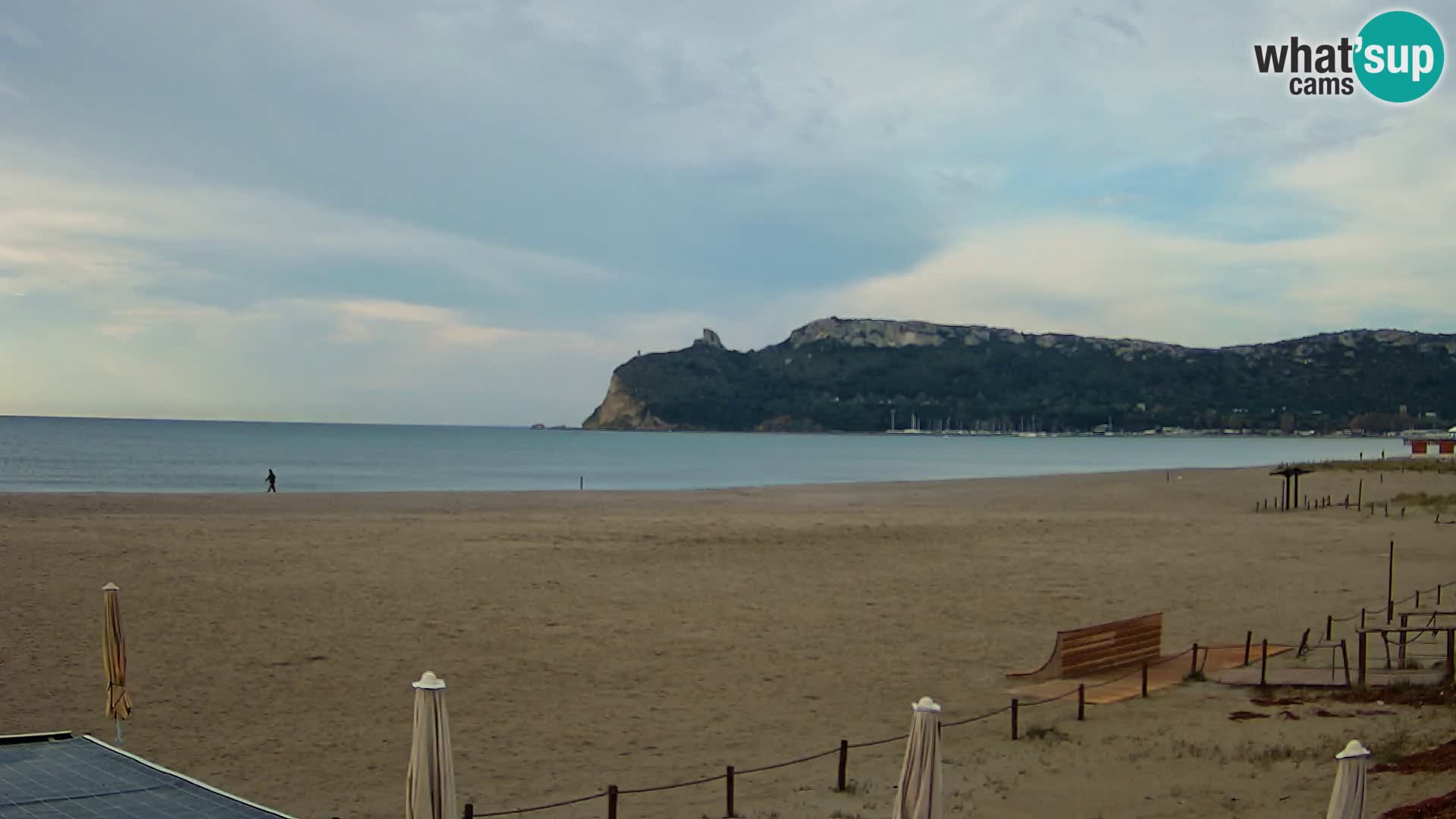 Poetto beach webcam | Cagliari | Sardinija