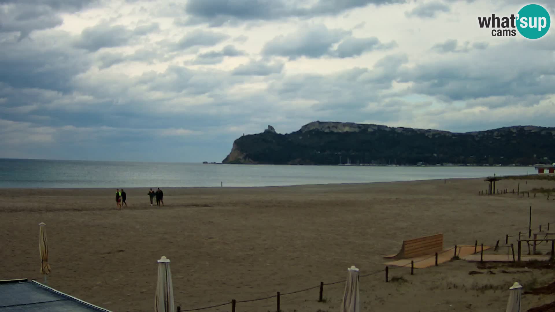 Poetto beach webcam | Cagliari | Sardinija