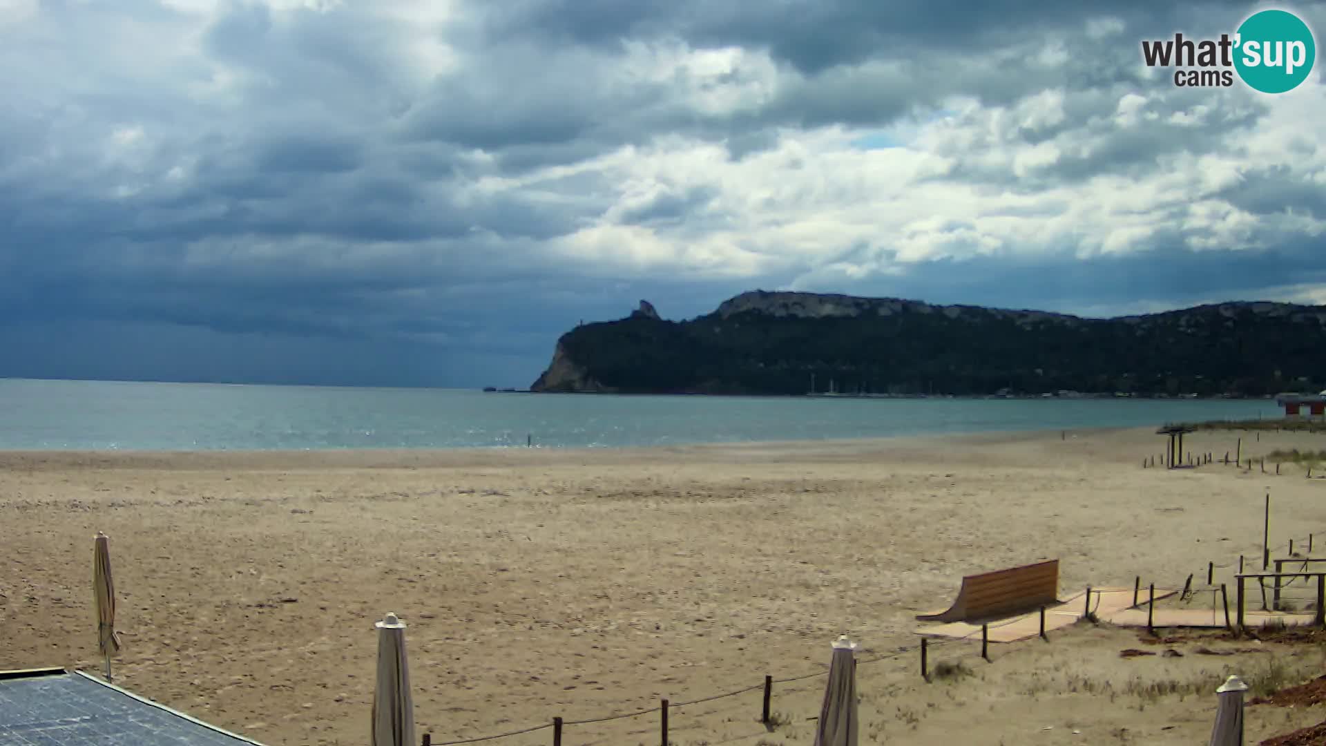 Poetto beach webcam | Cagliari | Sardinija