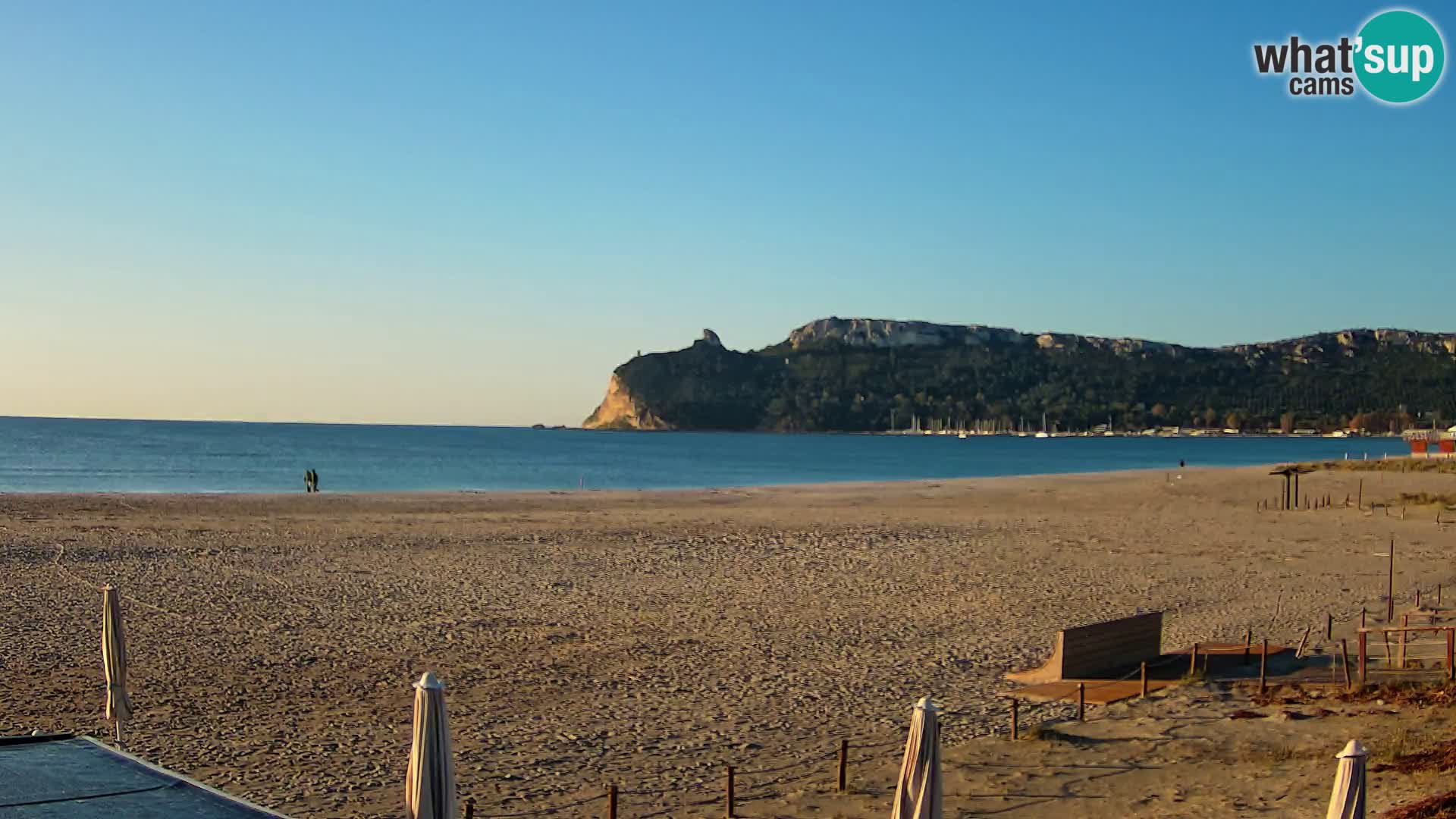Poetto beach webcam | Cagliari | Sardinija