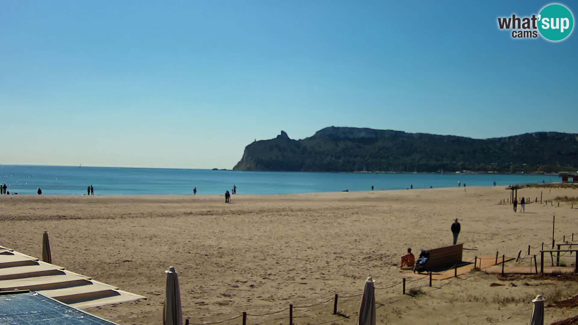 Webcam plage de Poetto | Cagliari | Sardaigne