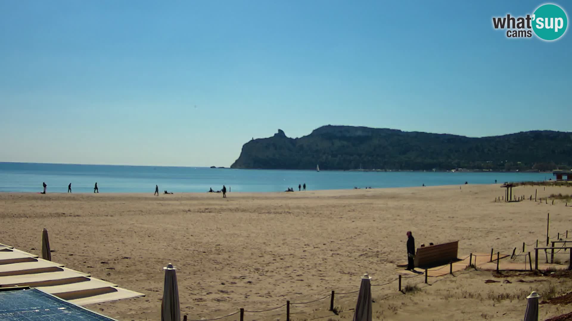 Webcam spiaggia del Poetto | Cagliari | Sardegna