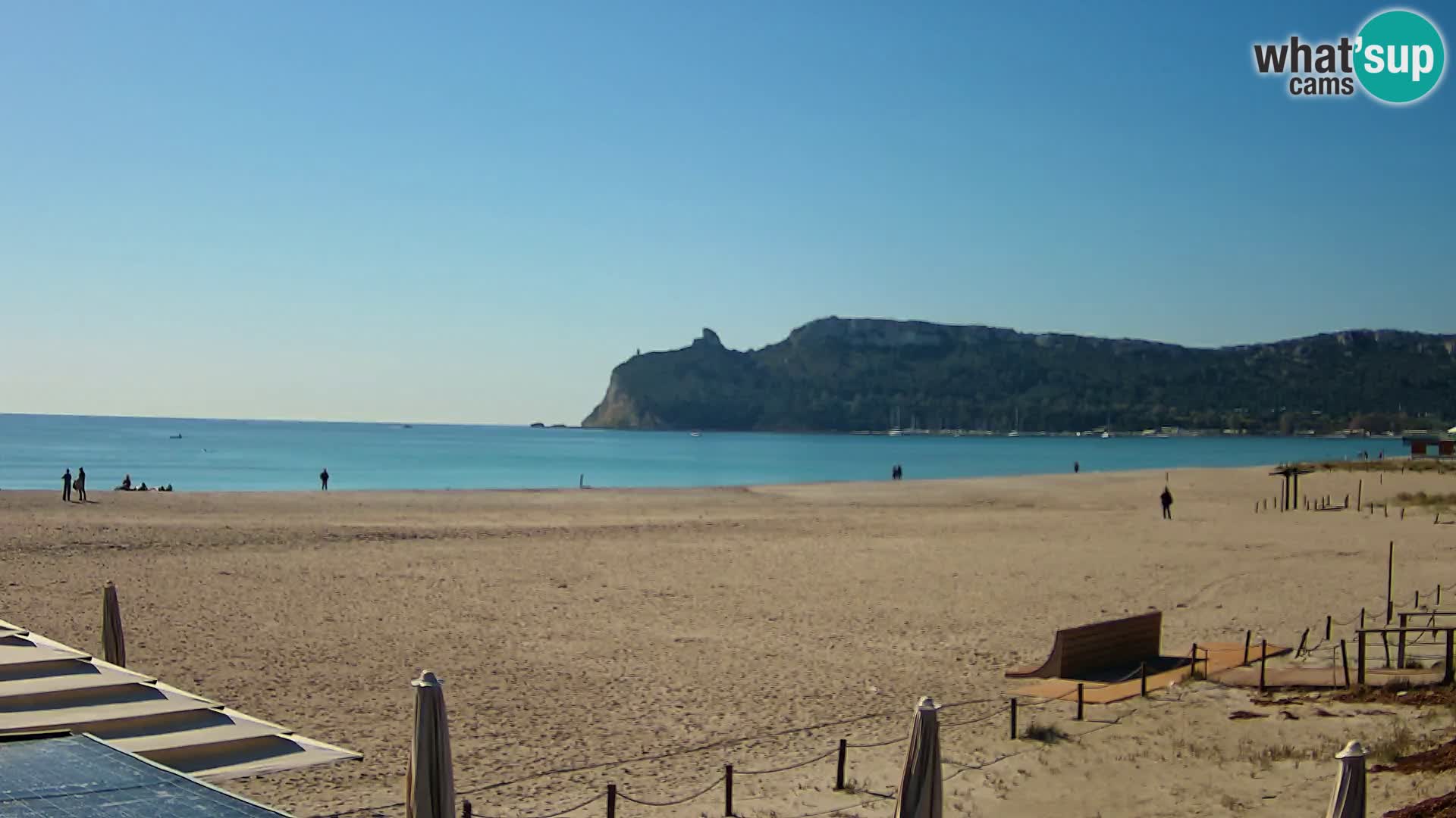 Poetto beach webcam | Cagliari | Sardinija
