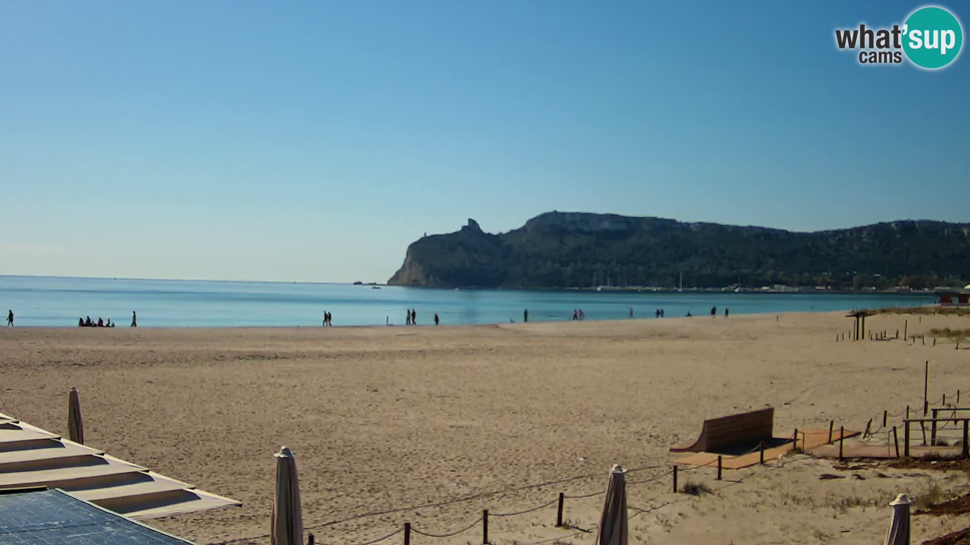 Webcam plage de Poetto | Cagliari | Sardaigne