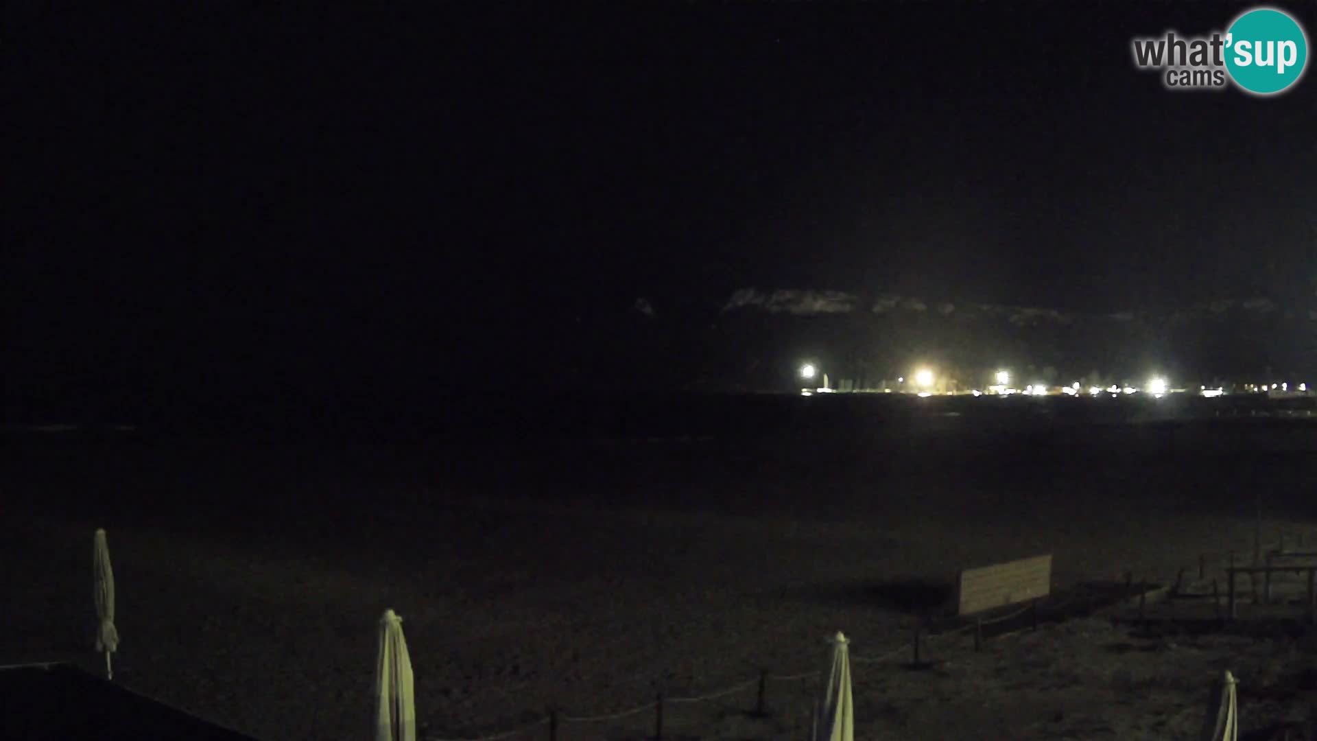 Poetto beach webcam | Cagliari | Sardinija