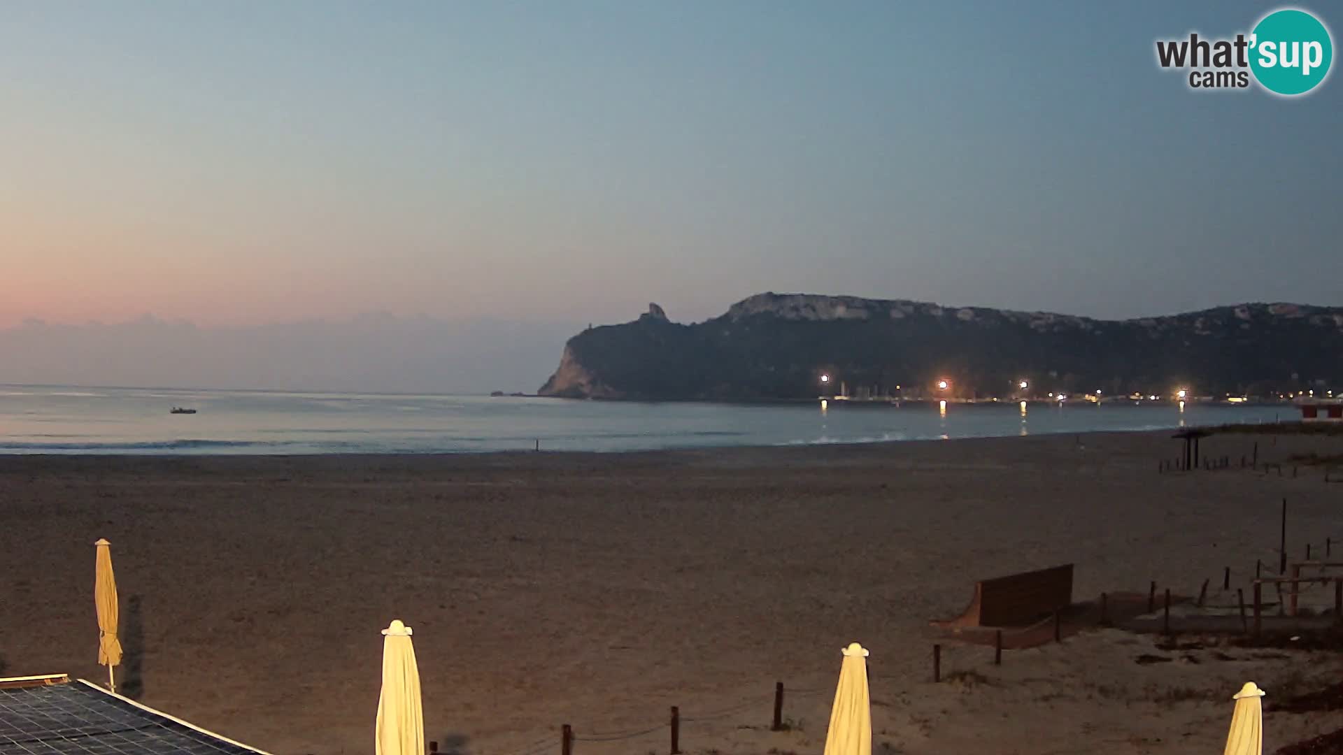 Poetto beach webcam | Cagliari | Sardinija