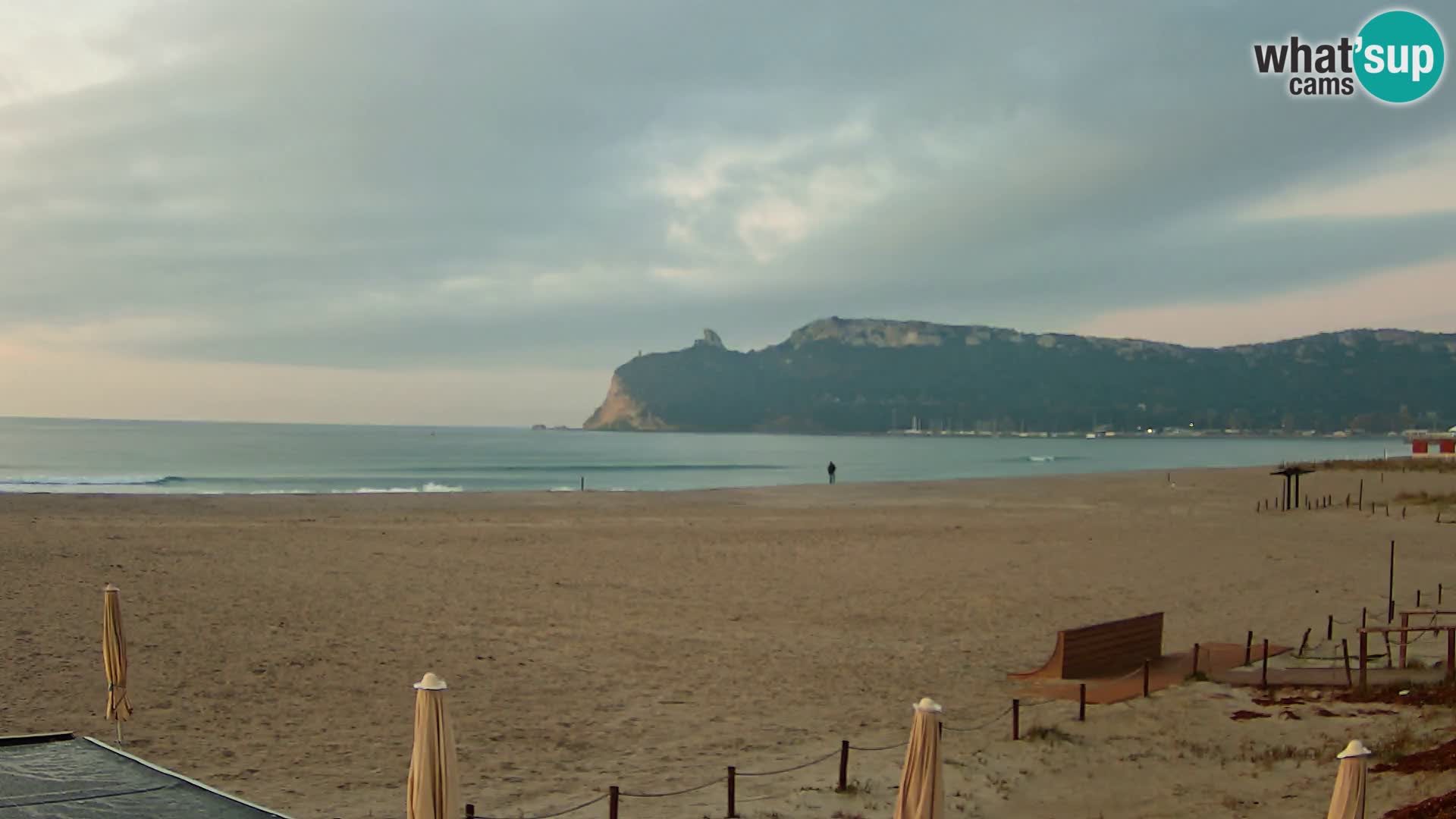 Poetto beach webcam | Cagliari | Sardinija
