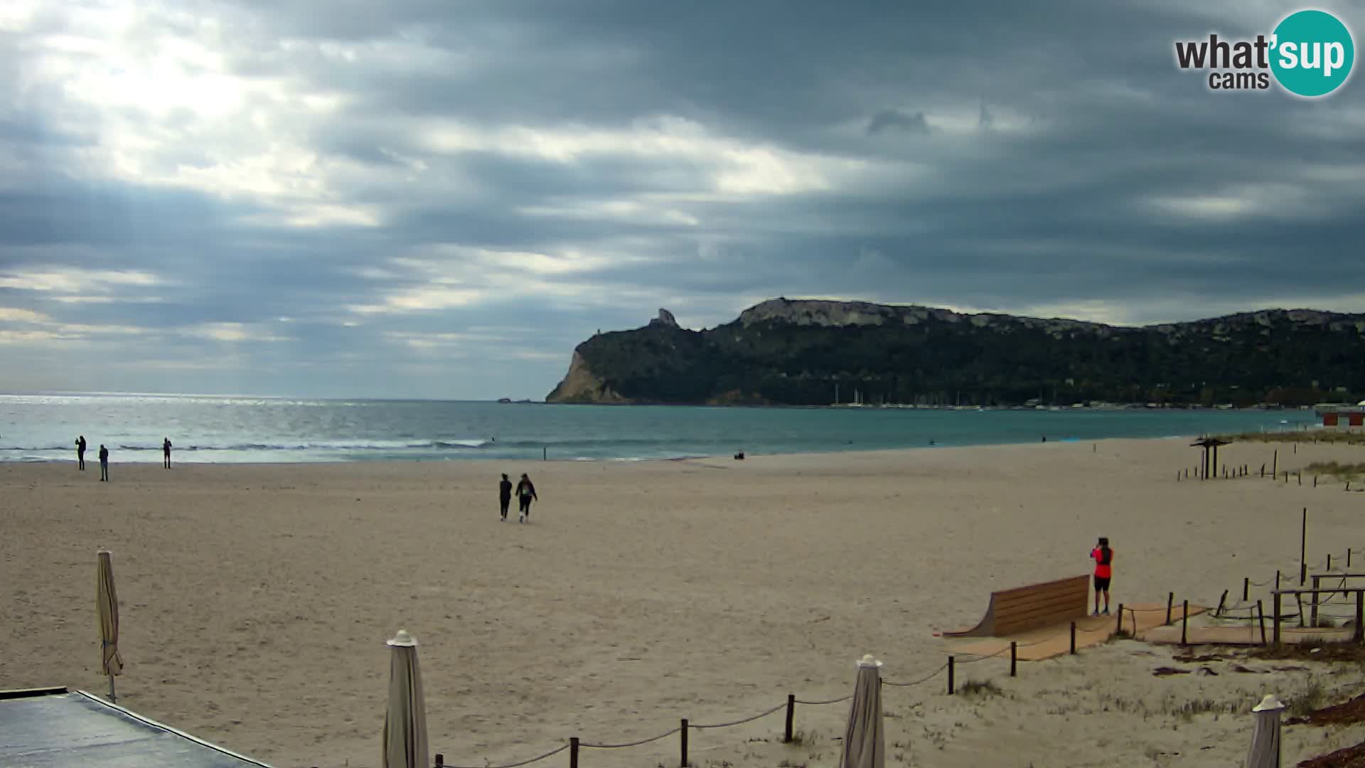 Poetto beach webcam | Cagliari | Sardinija