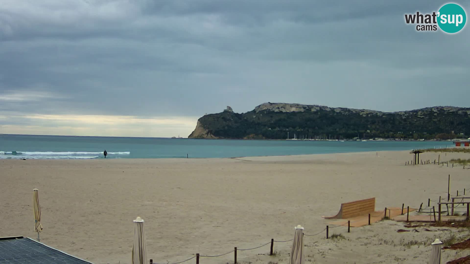 Poetto beach webcam | Cagliari | Sardinija