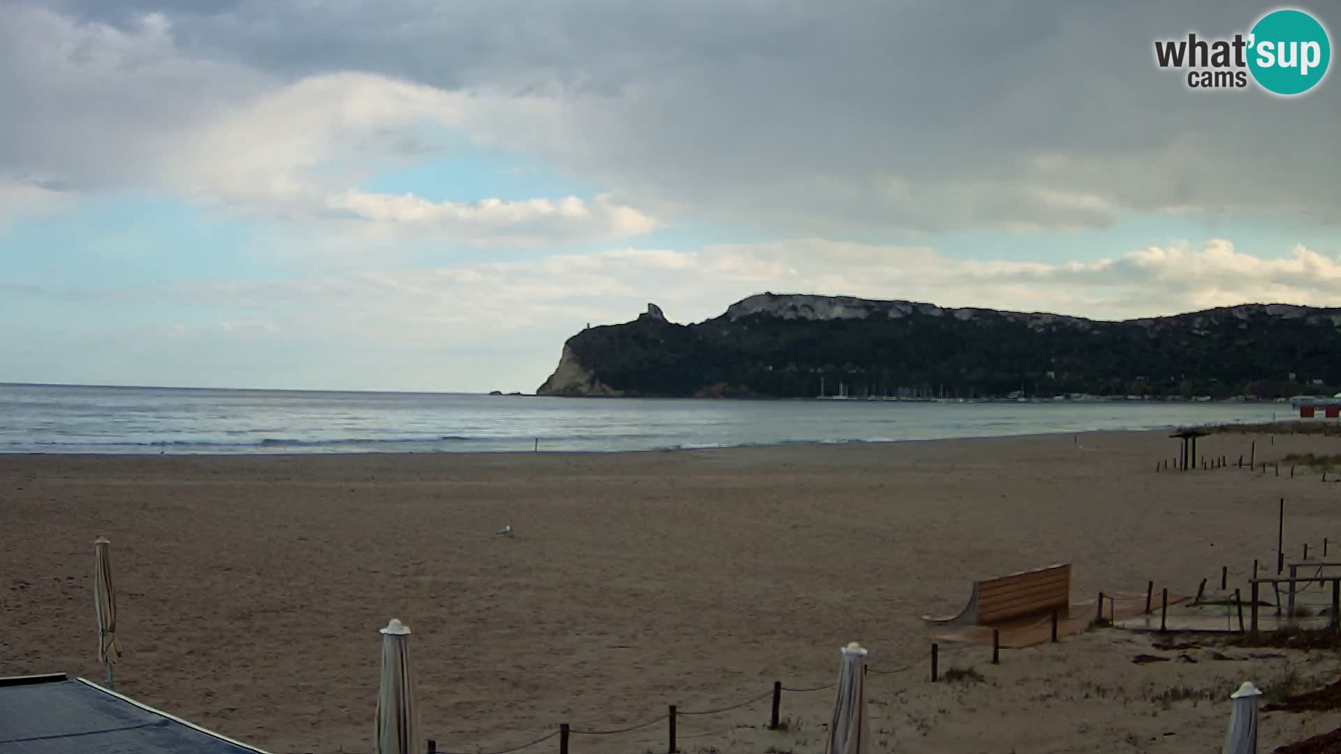 Poetto beach webcam | Cagliari | Sardinija