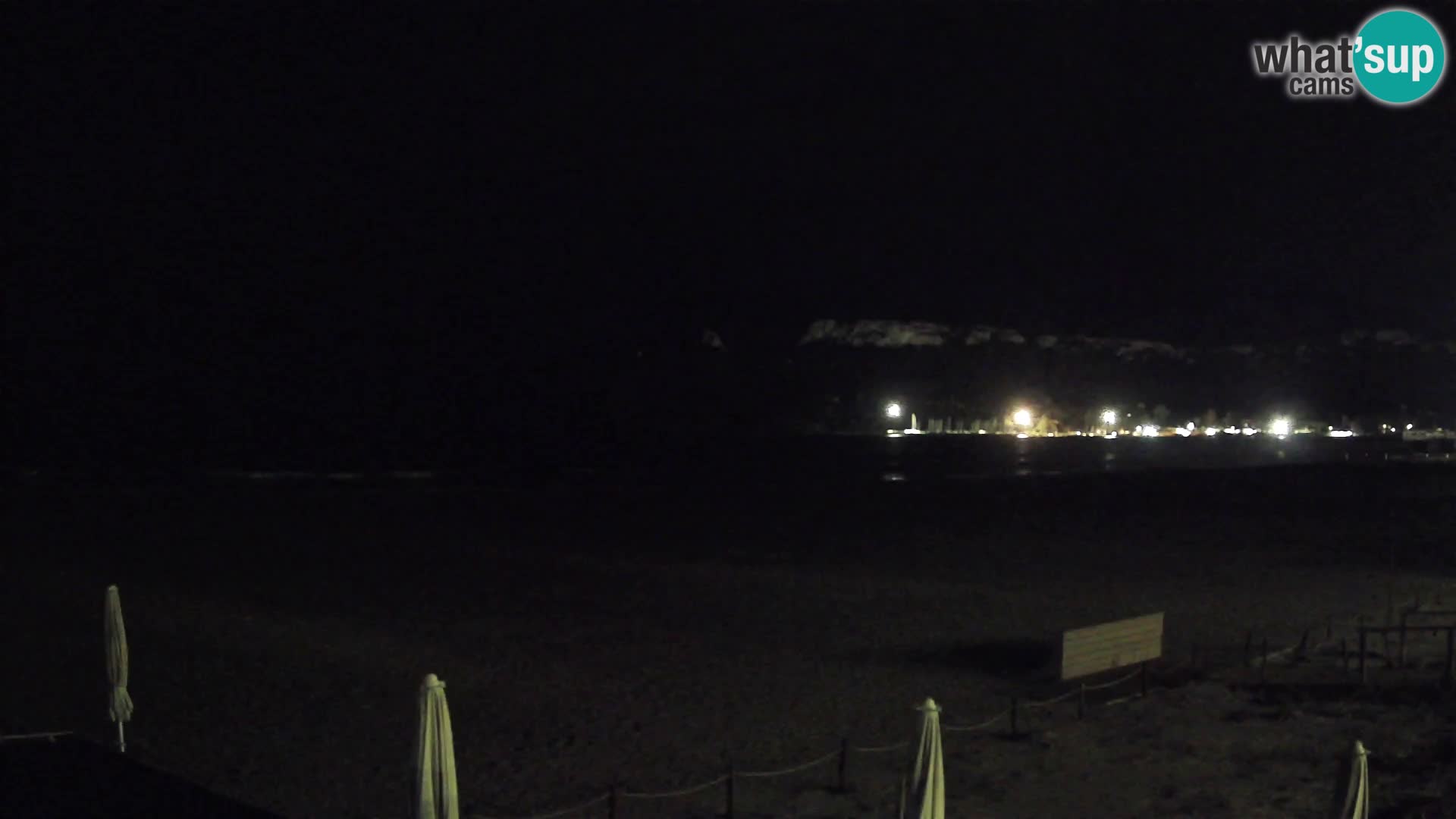 Poetto beach webcam | Cagliari | Sardinija