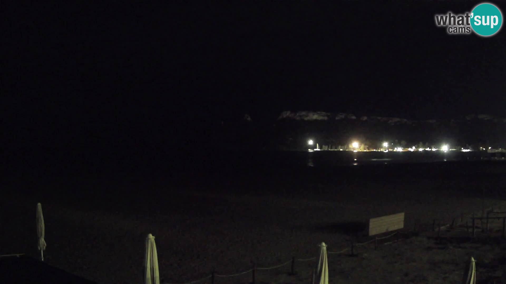 Poetto beach webcam | Cagliari | Sardinija