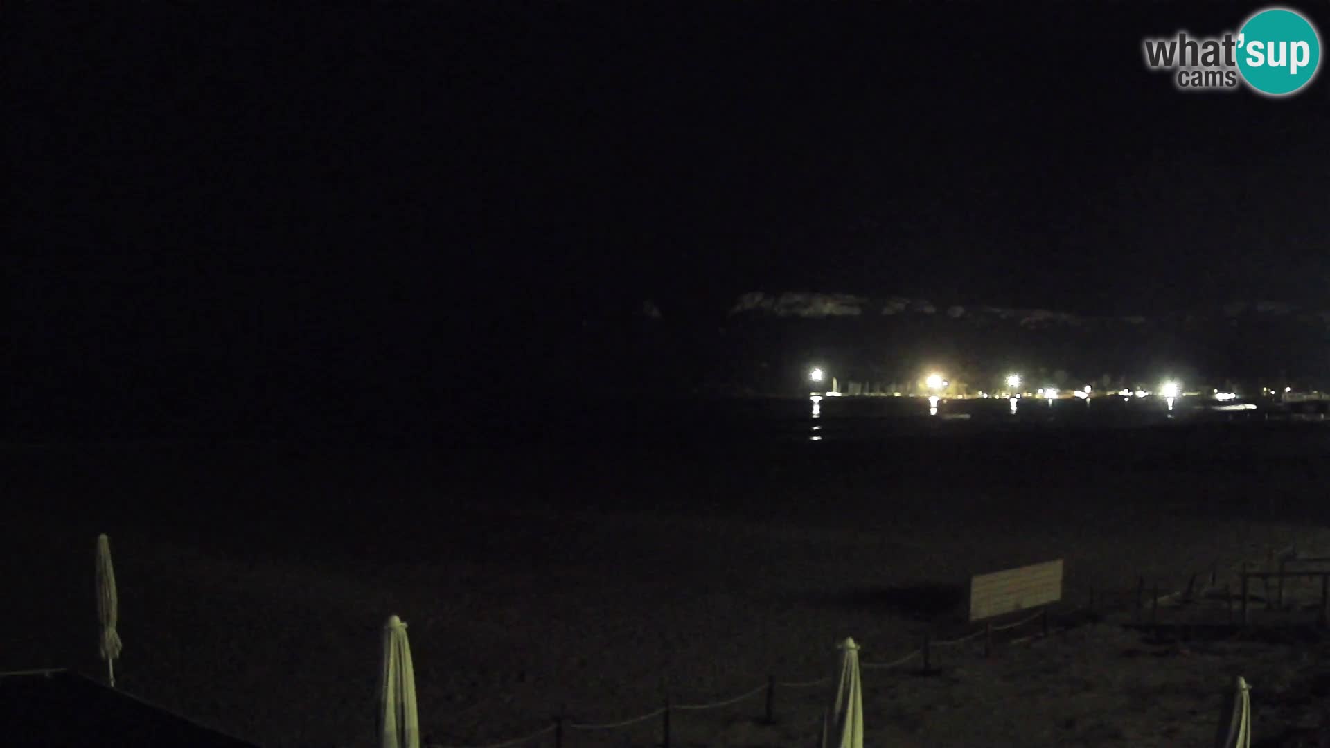 Poetto beach webcam | Cagliari | Sardinija