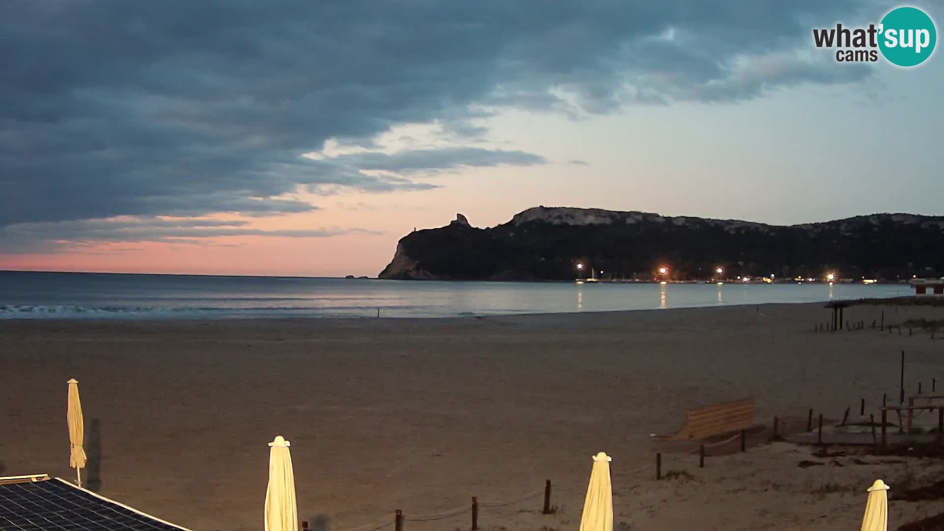 Poetto beach webcam | Cagliari | Sardinia