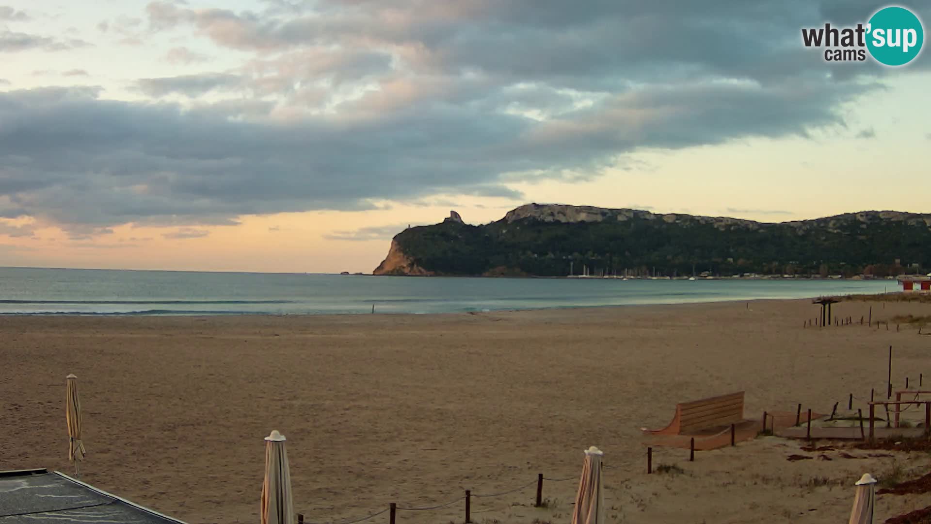 Poetto beach webcam | Cagliari | Sardinija