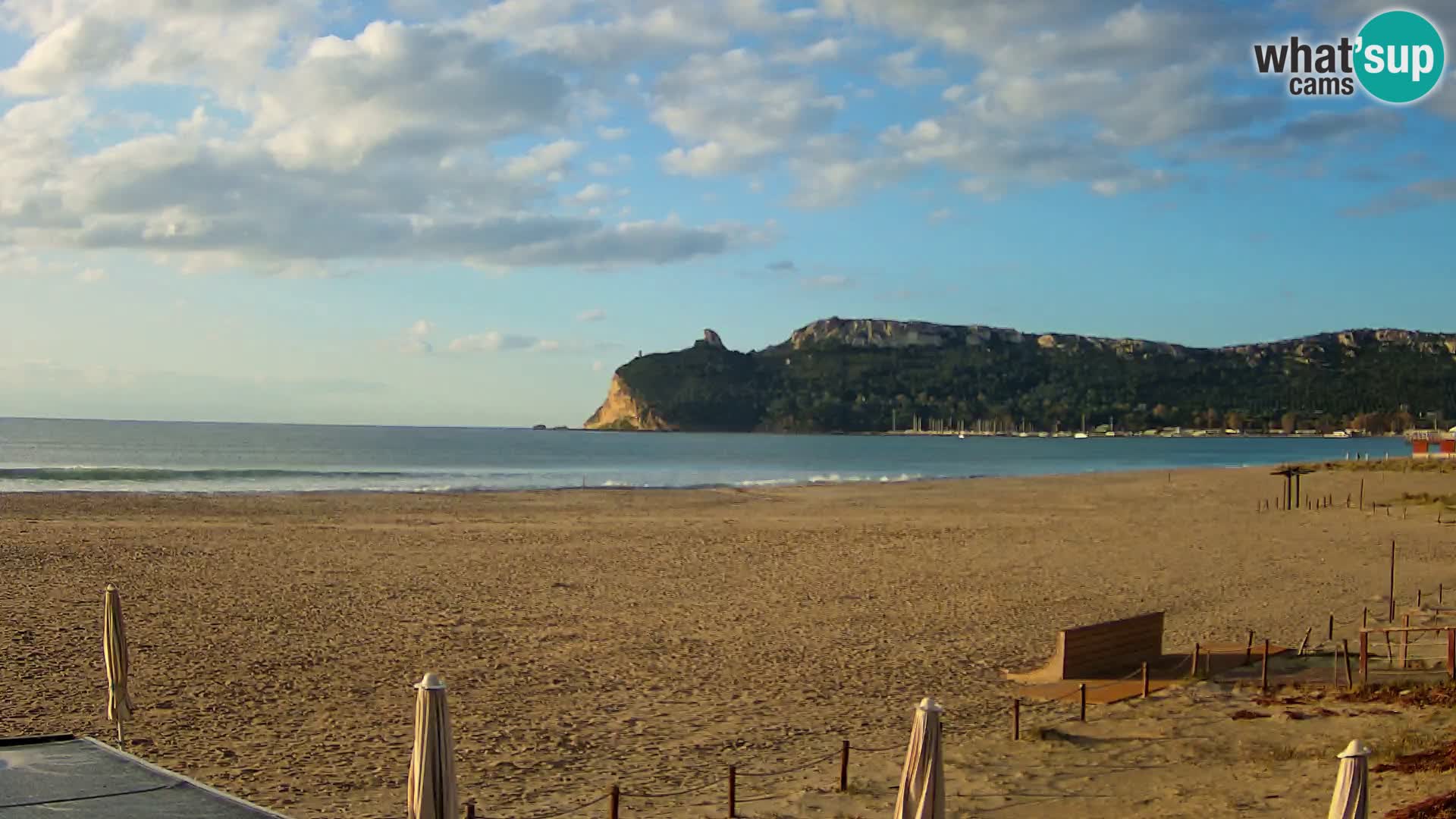 Poetto beach webcam | Cagliari | Sardinija