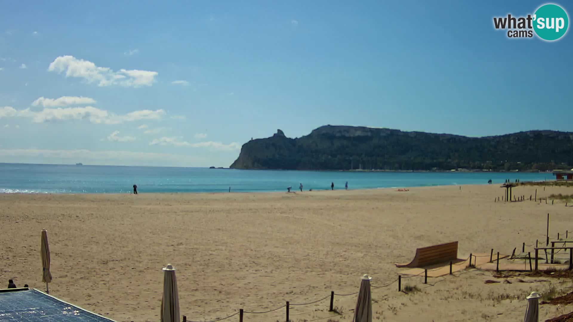 Poetto beach webcam | Cagliari | Sardinia