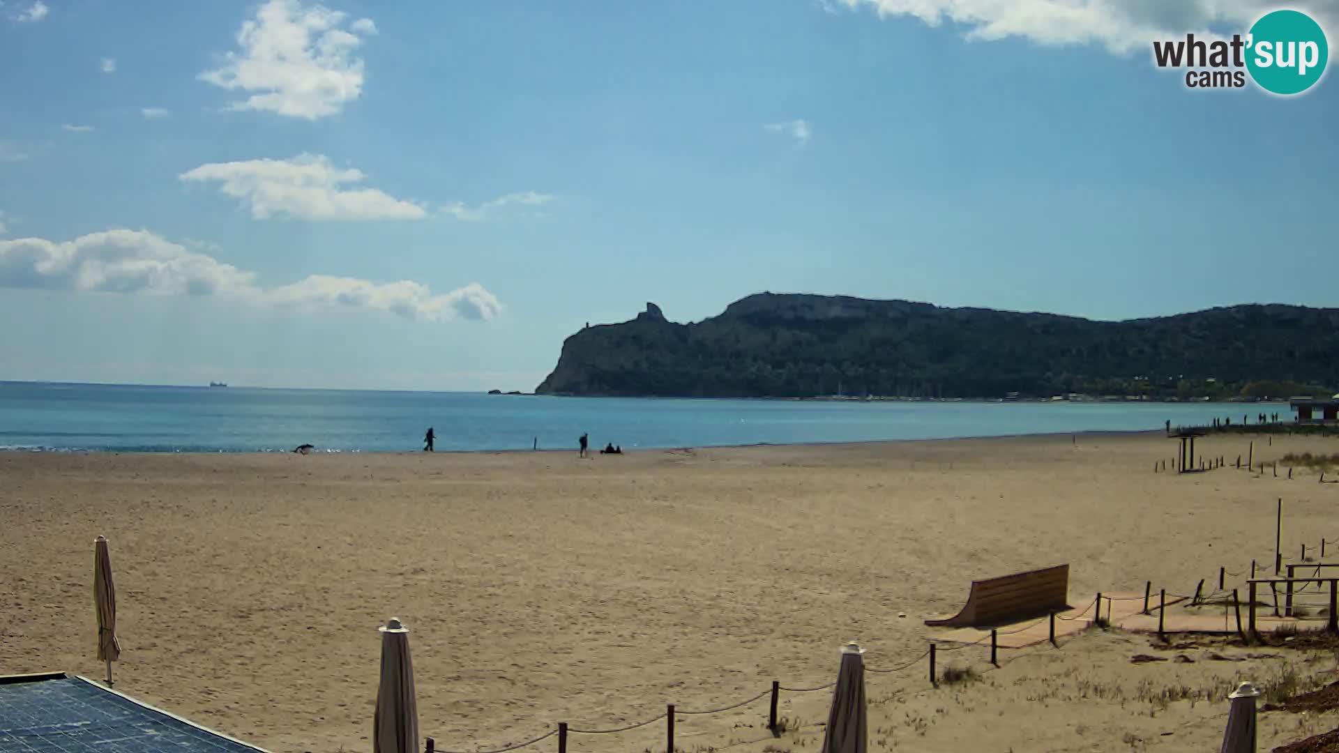 Poetto beach webcam | Cagliari | Sardinija