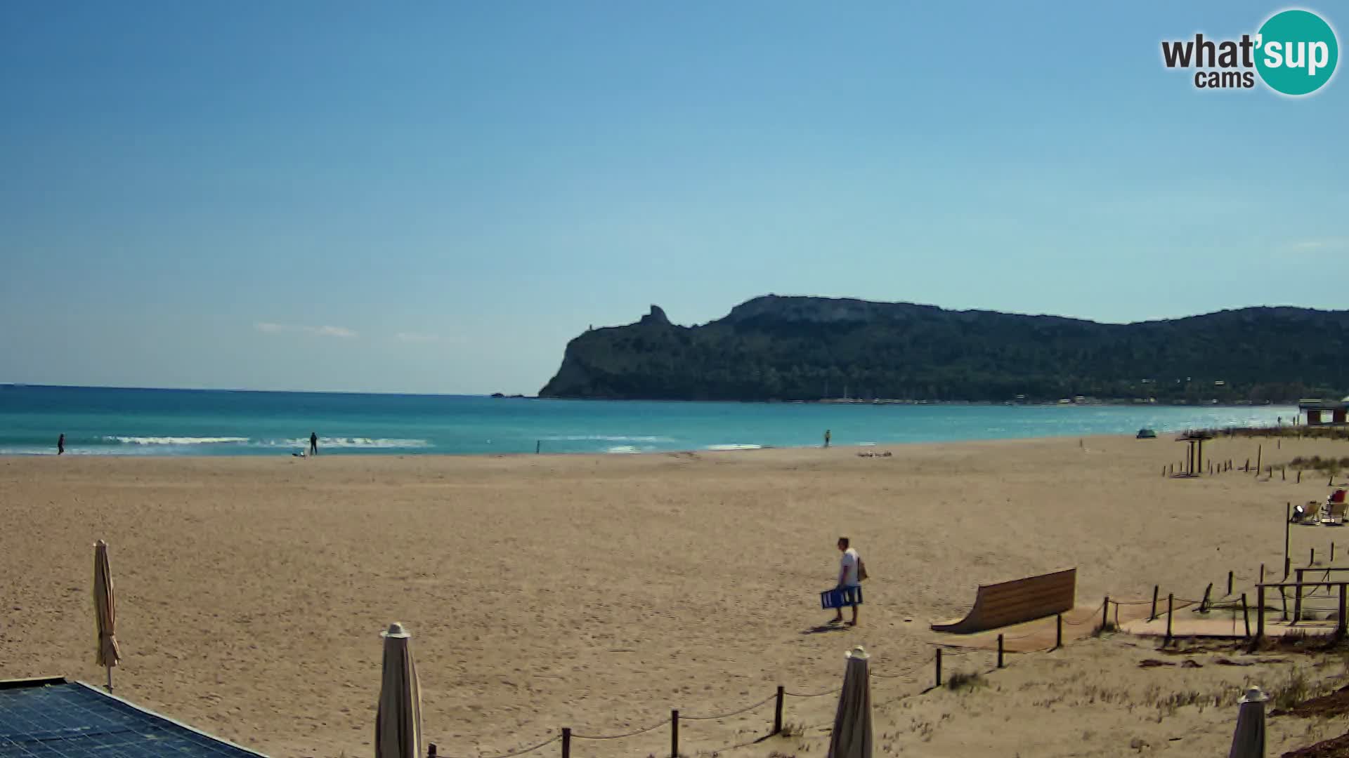 Webcam plage de Poetto | Cagliari | Sardaigne