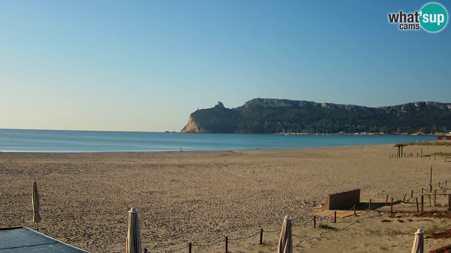 Webcam plage de Poetto | Cagliari | Sardaigne