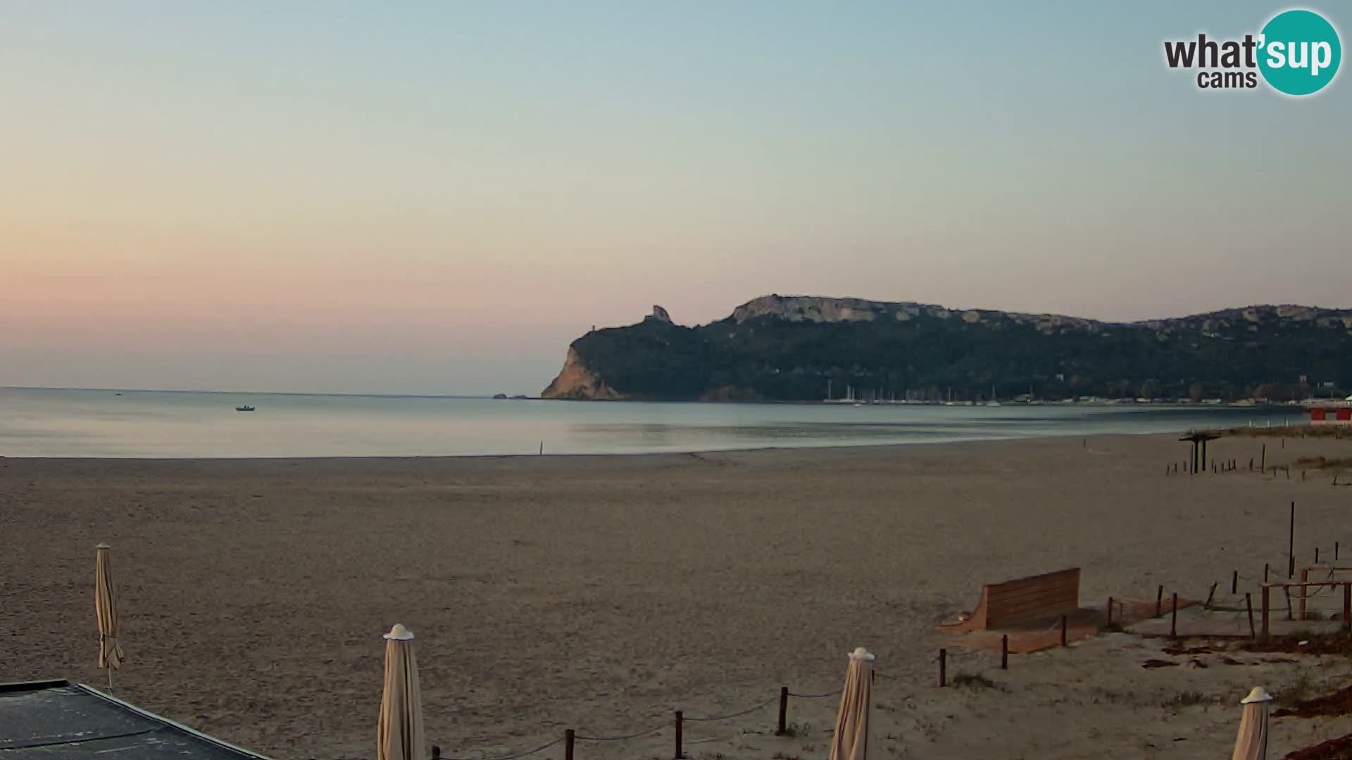 Poetto beach webcam | Cagliari | Sardinija