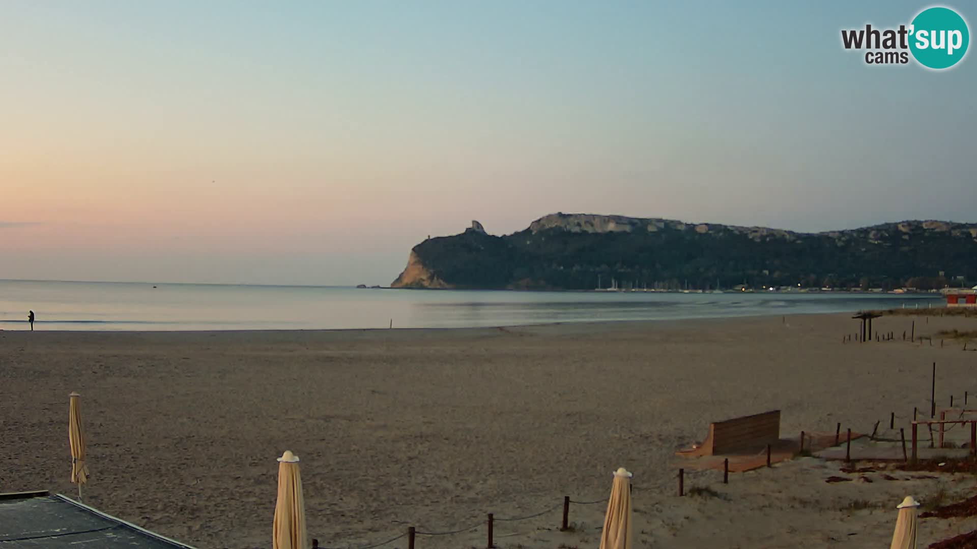 Poetto beach webcam | Cagliari | Sardinija