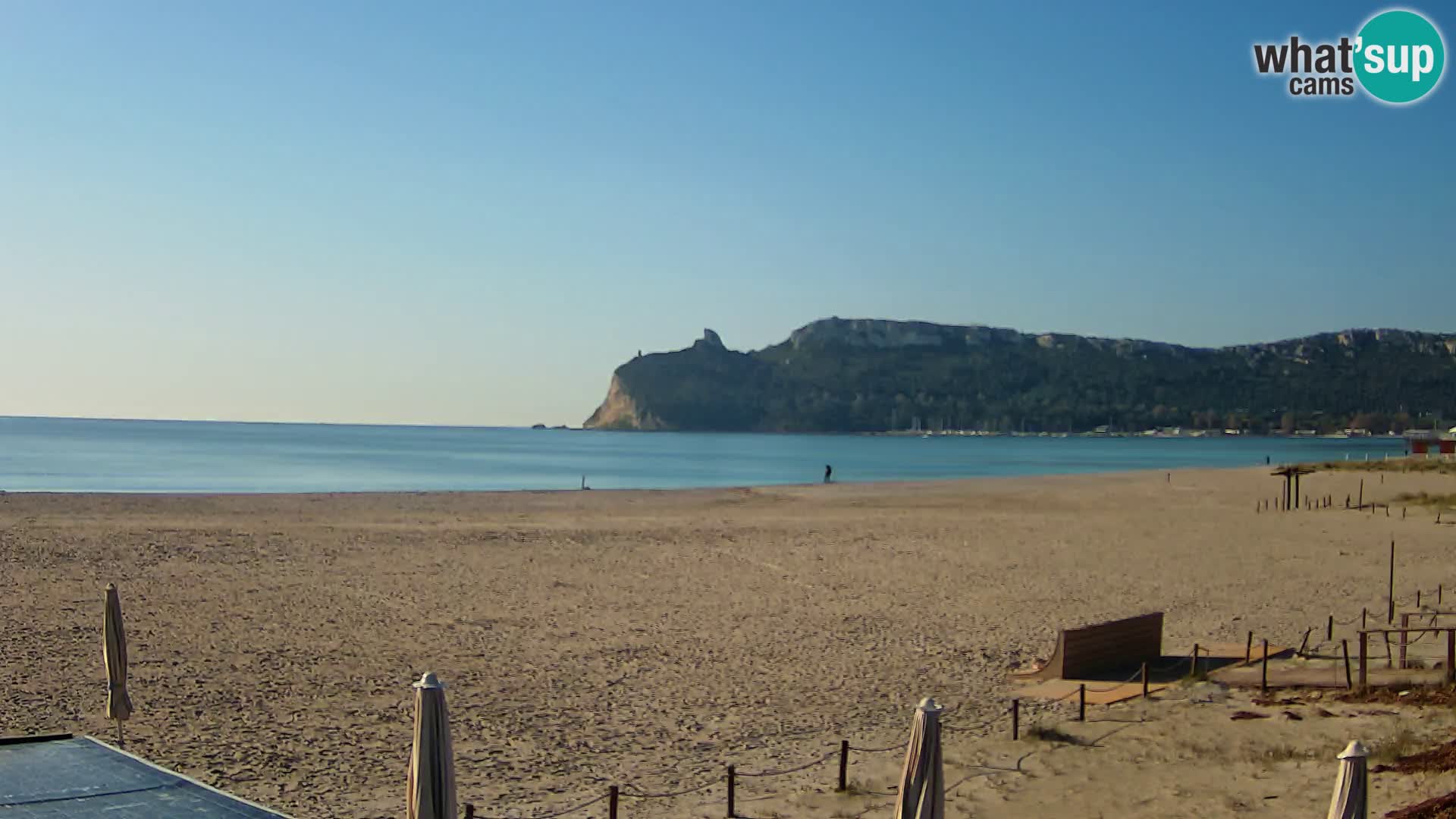 Poetto beach webcam | Cagliari | Sardinija